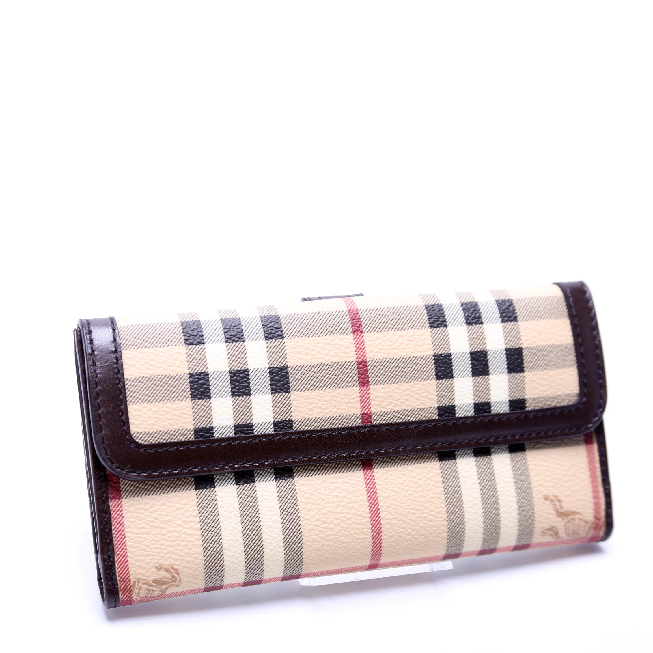 3640450 Haymarket Check Continental Wallet Brown - Image 2