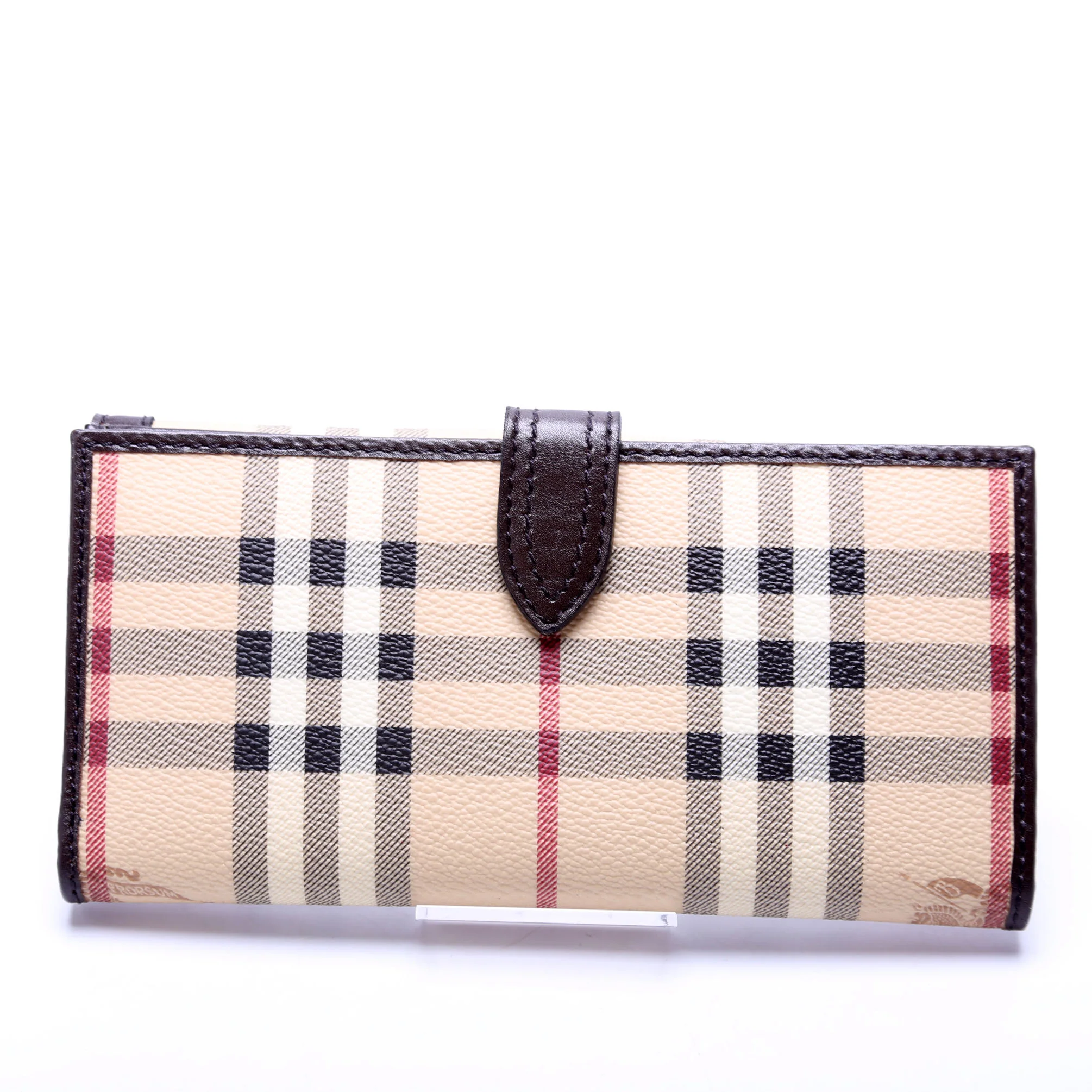 3640450 Haymarket Check Continental Wallet Brown - Image 3