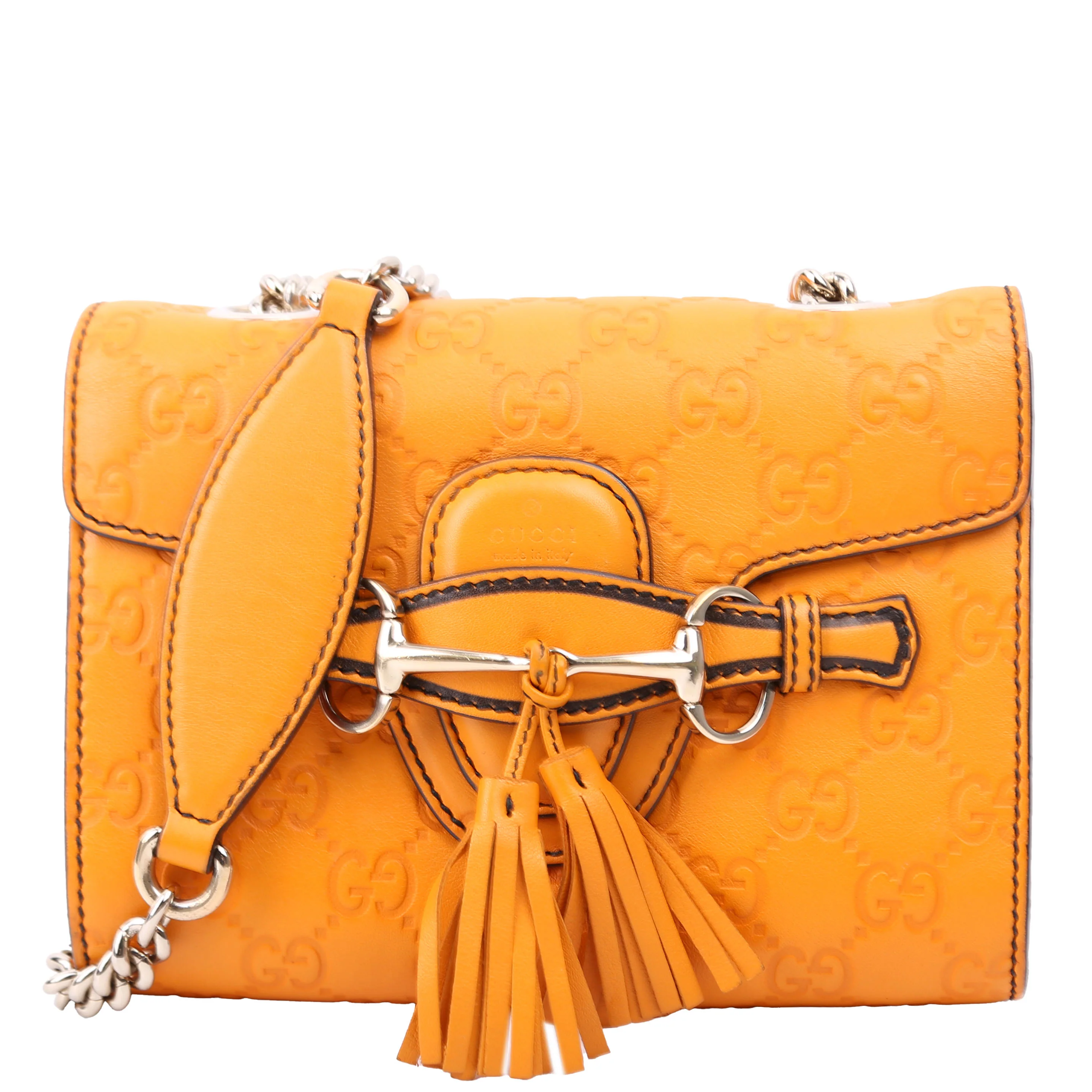 369622 Guccissima Mini Emily Shoulder Orange