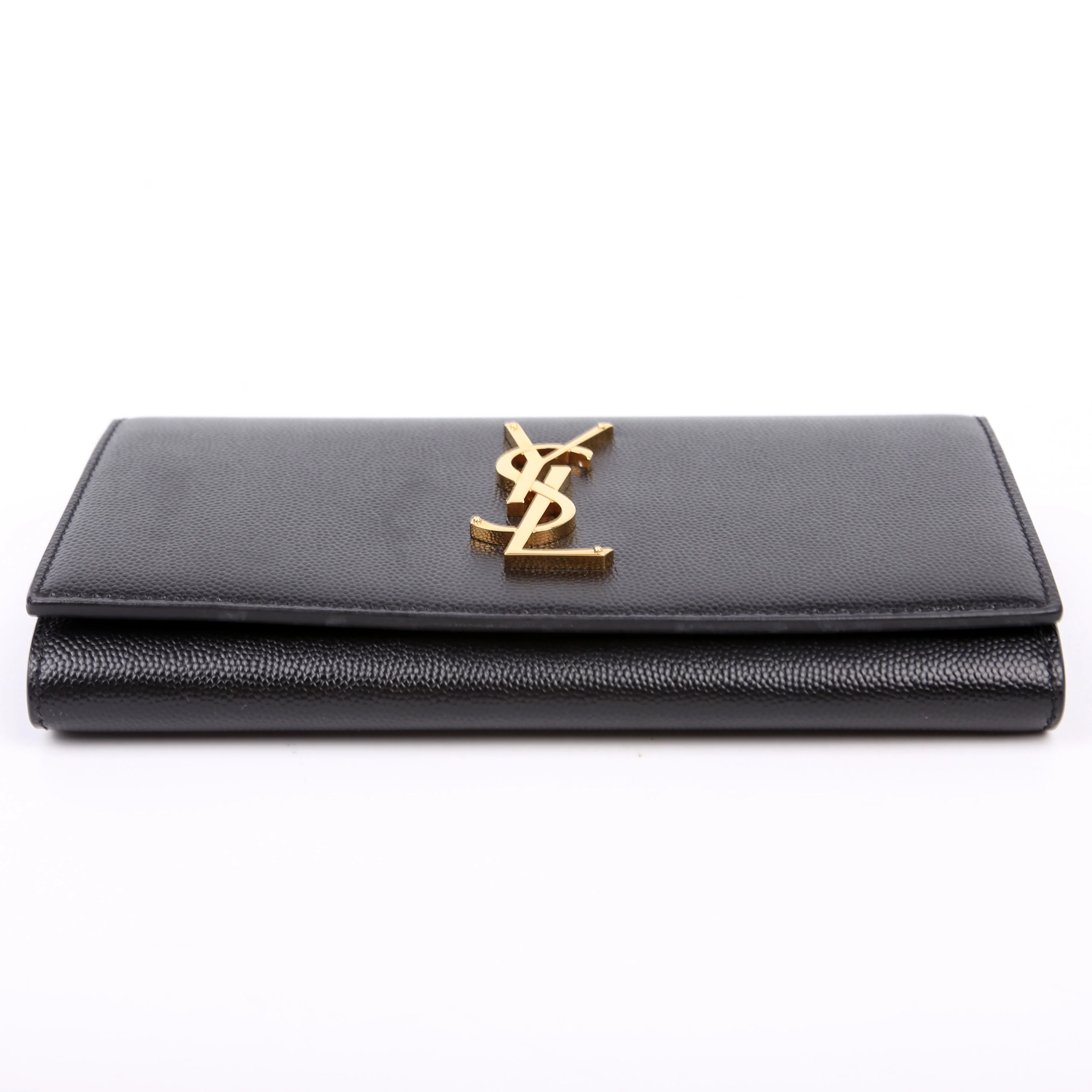 372266 Monogram Flap Wallet Black - Image 5