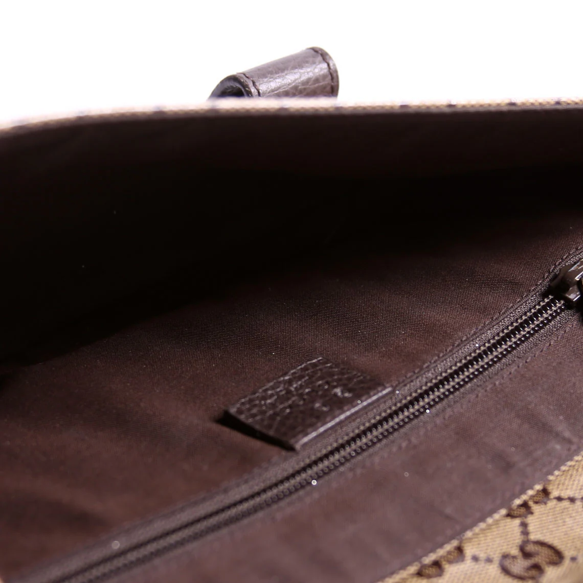 374617 GG Crystal Waist Belt Bag Brown - Image 11