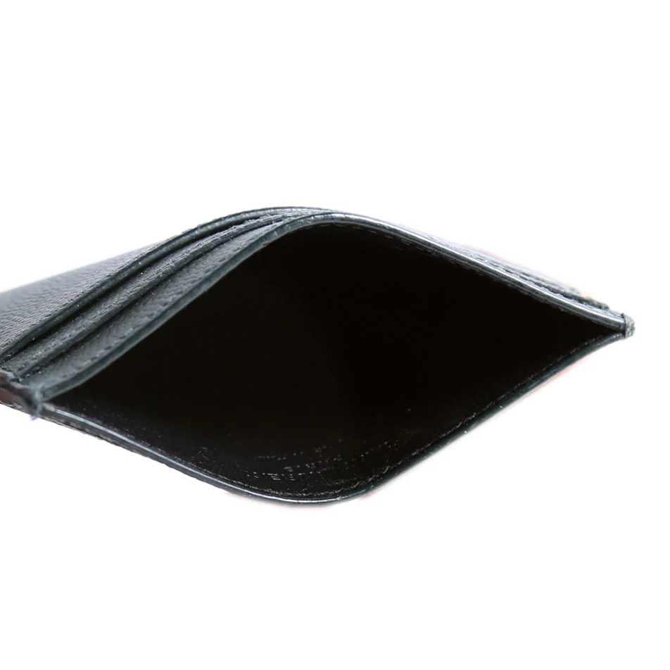 375946 Paris Grain Leather Card Holder Green - Image 10
