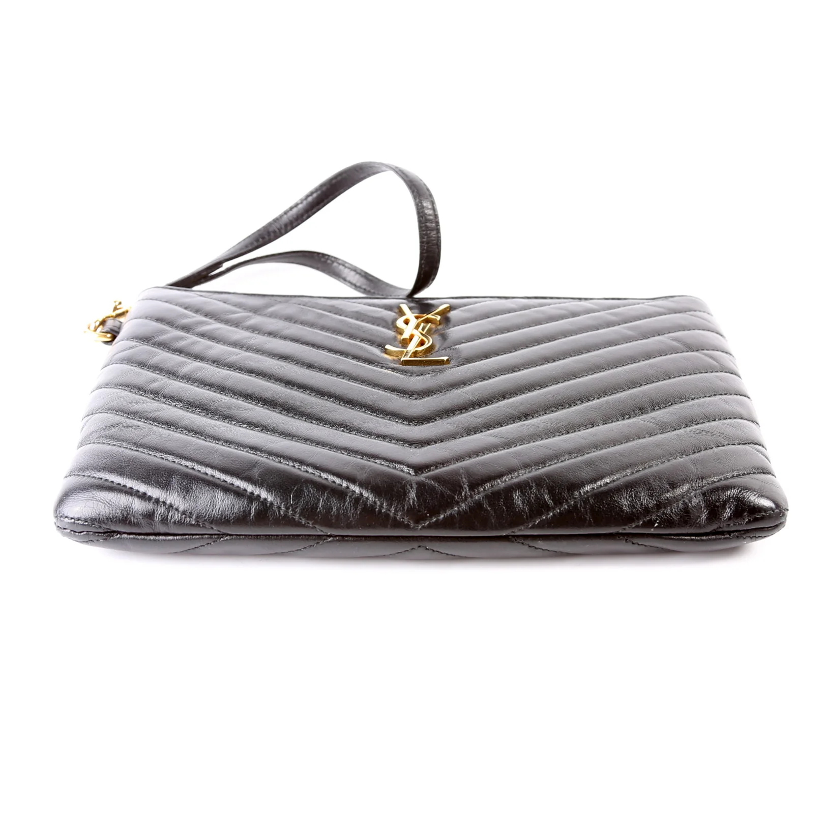 379039 A5 Matelasse Pouch Black - Image 5