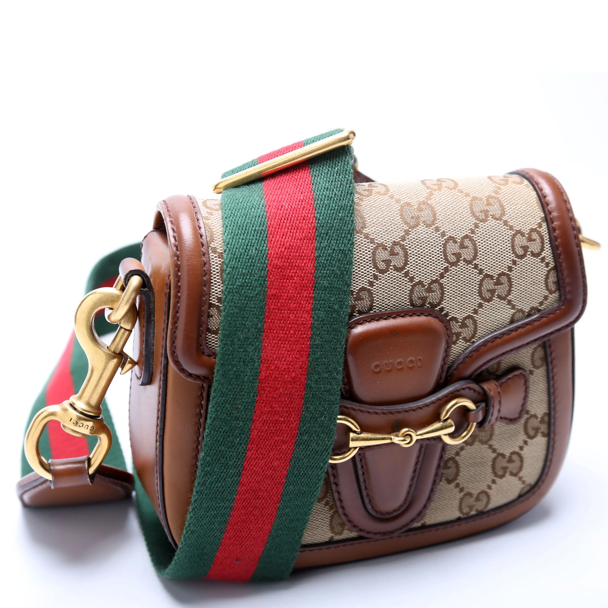 384821 GG Canvas Lady Web Small Shoulder Bag - Image 2
