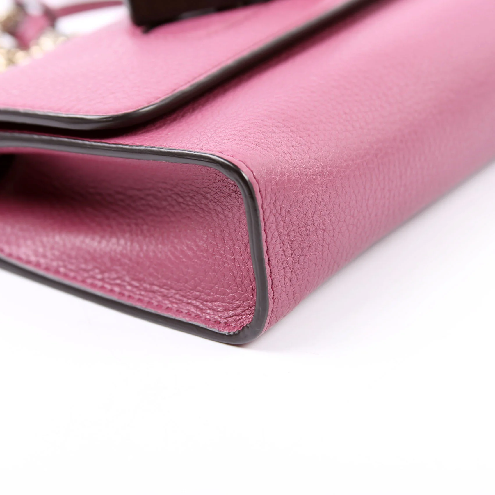 387612 Miss Bamboo Tassel Chain Bag Purple - Image 6