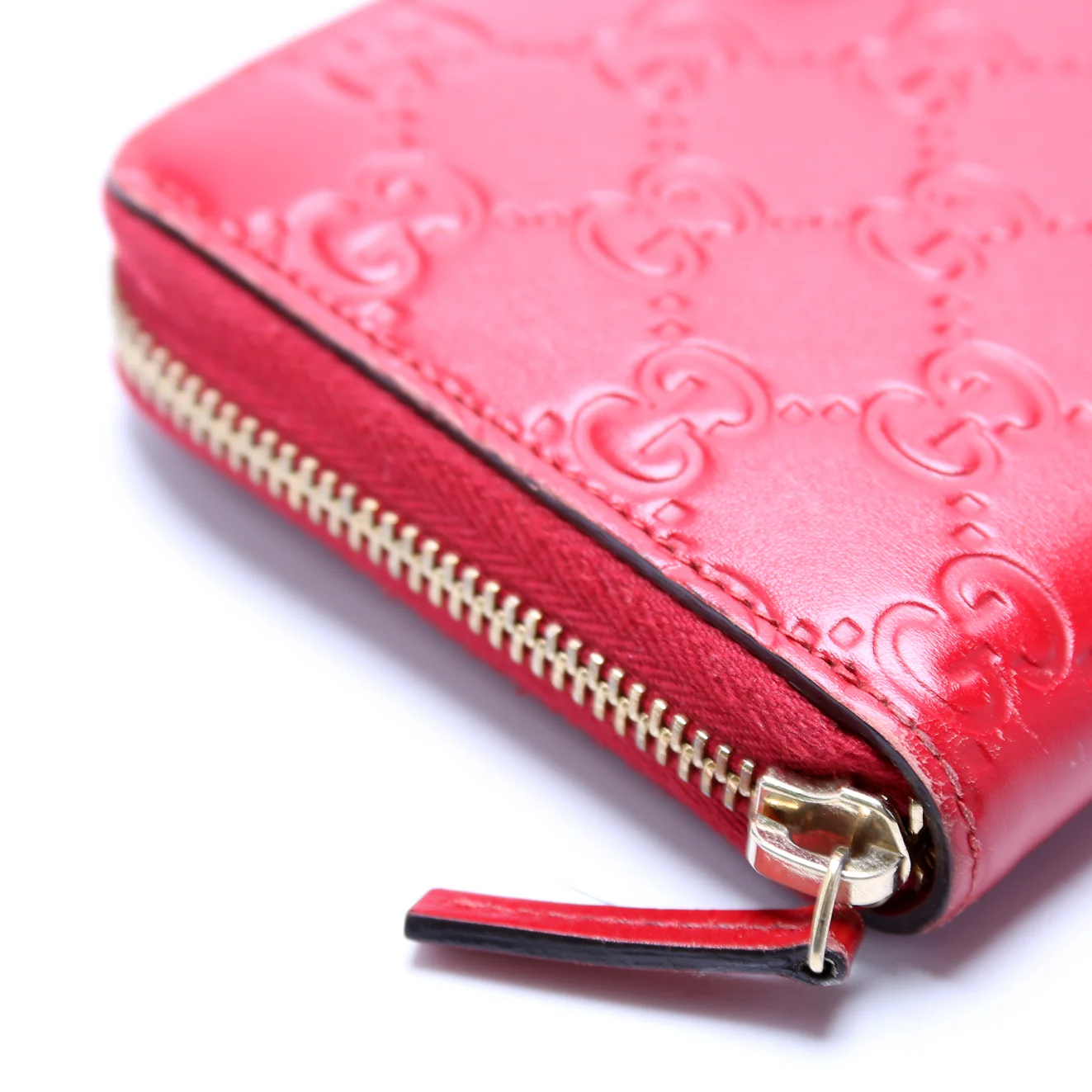 388680 Bow Zip Around Wallet Guccissima - Image 6