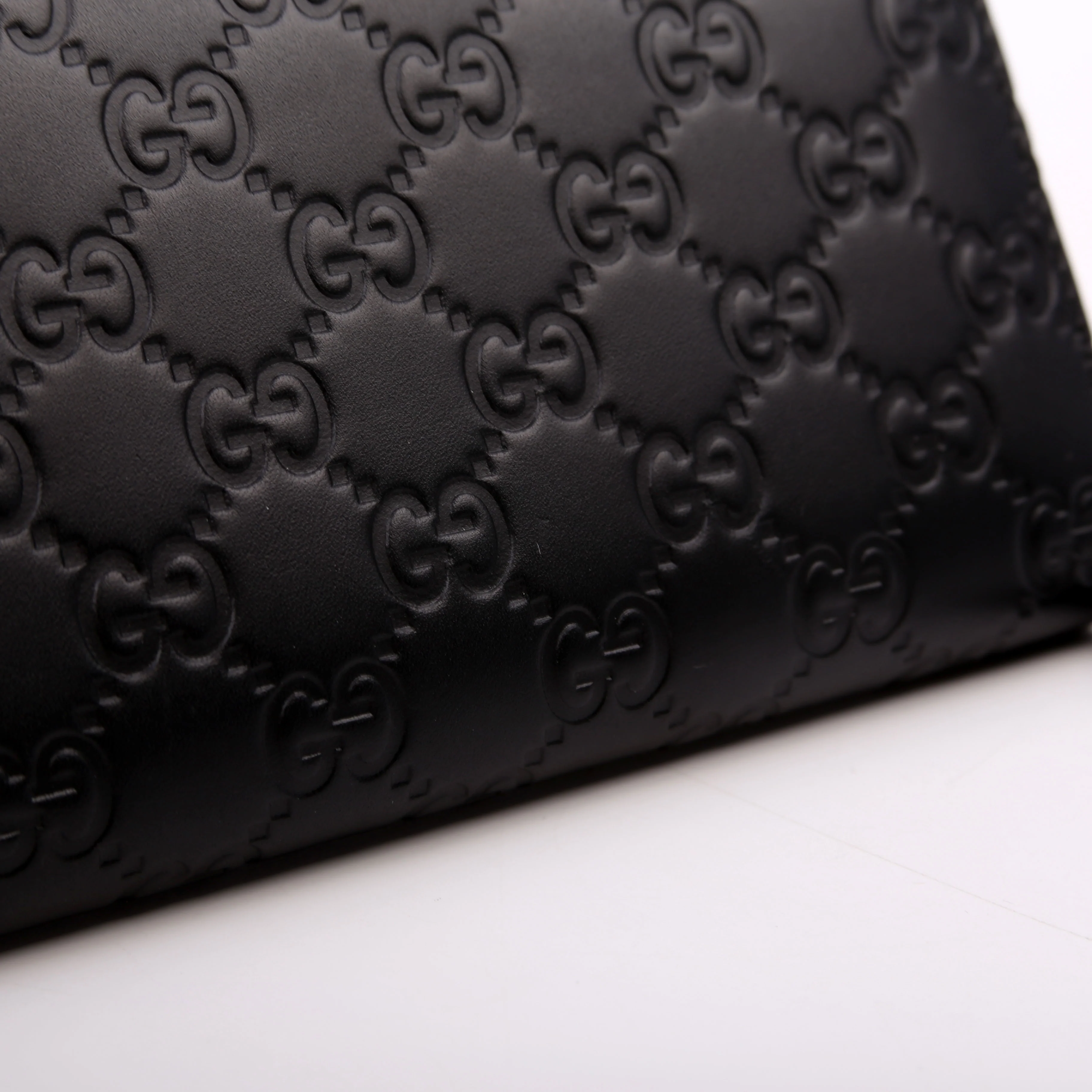 388680 Bow Zip Around Wallet Guccissima Black - Image 11