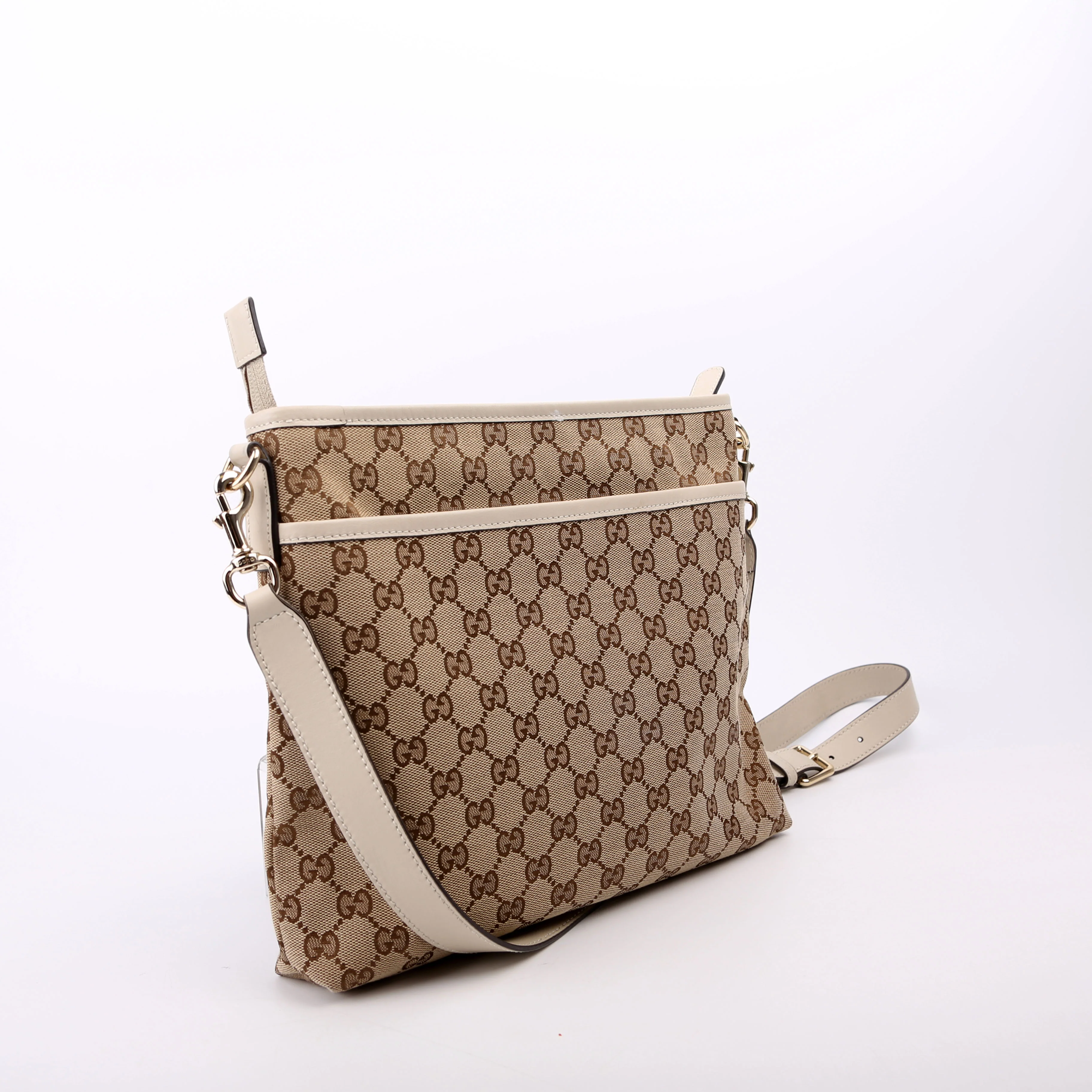 388924 GG Canvas Crossbody White - Image 3
