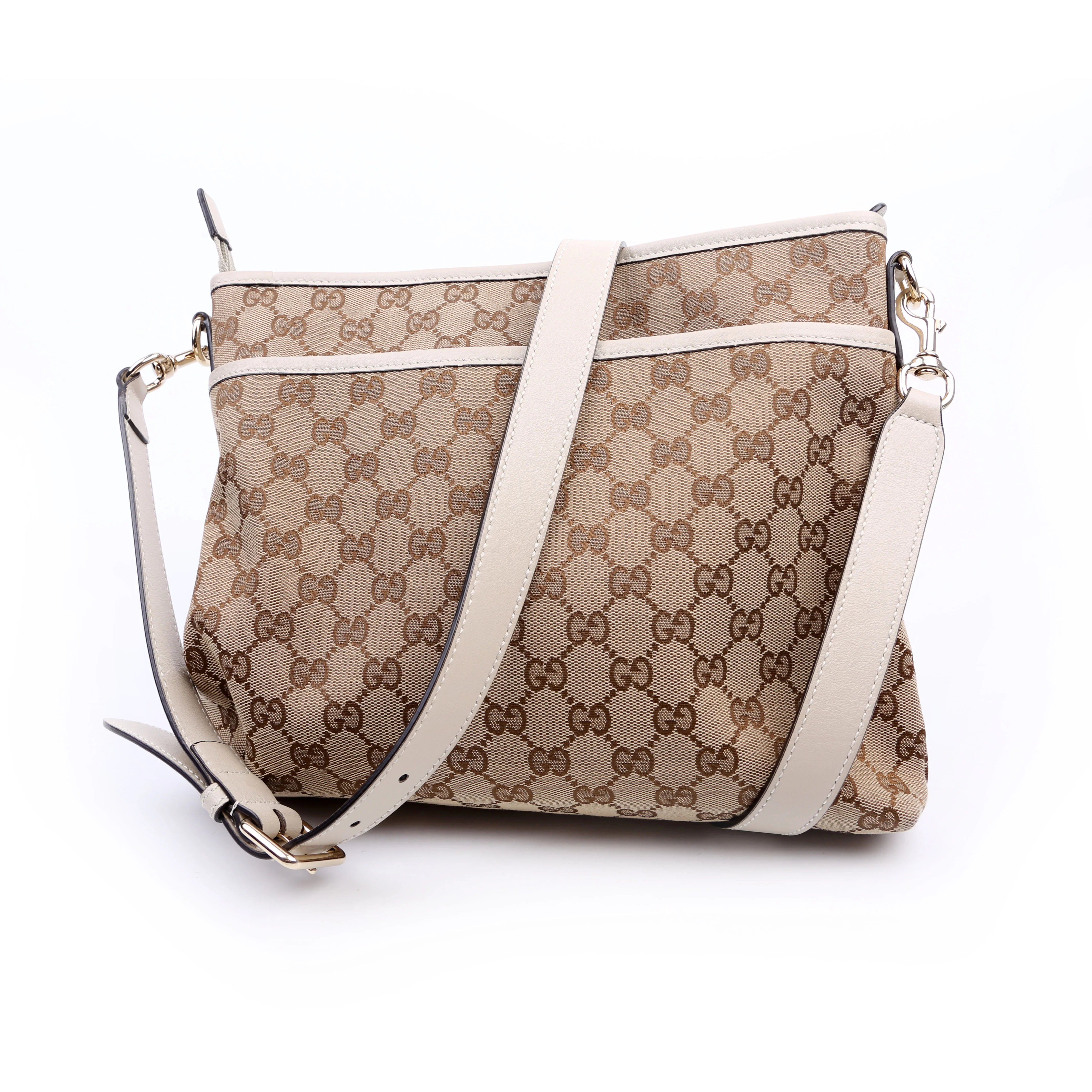 388924 GG Canvas Crossbody White - Image 2