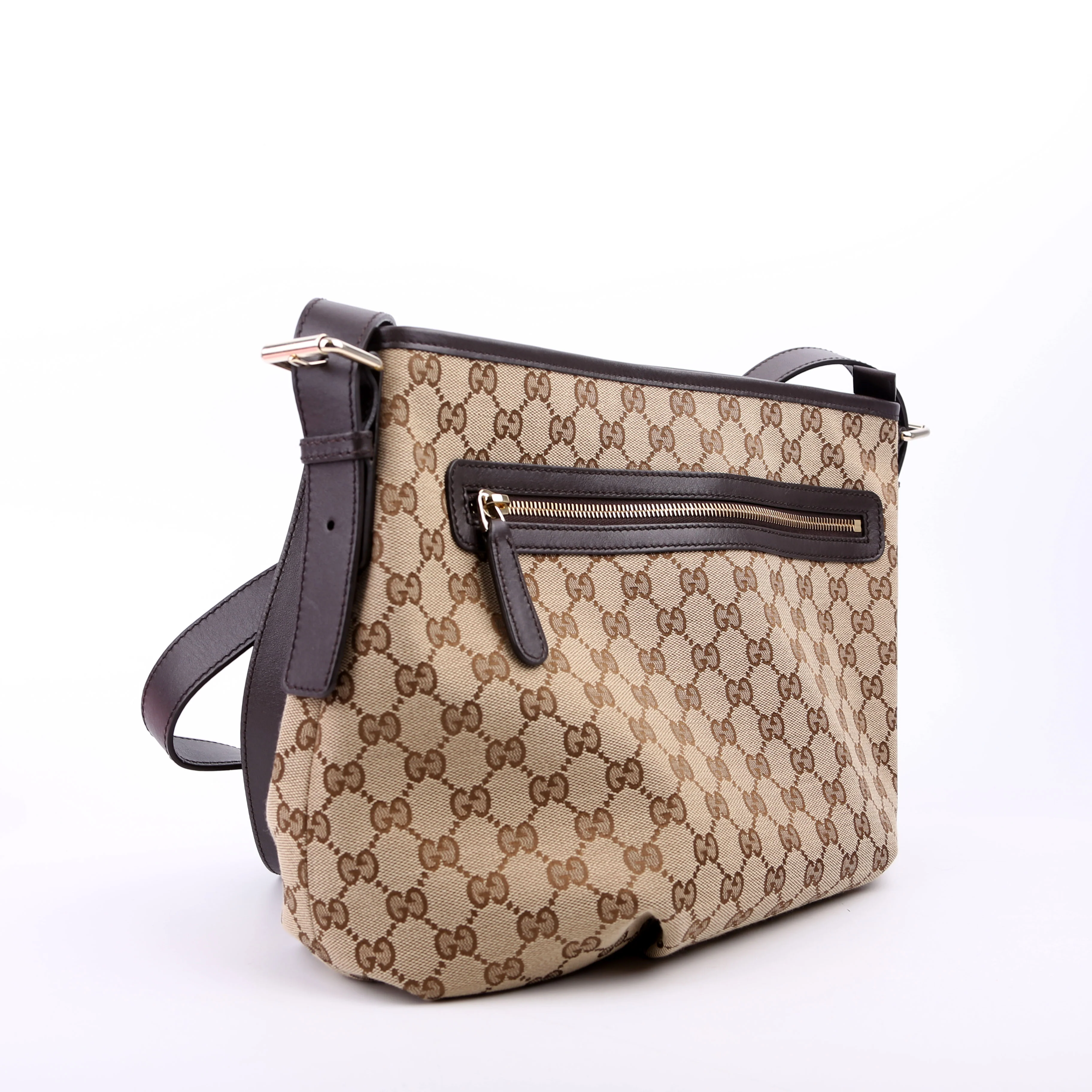 388930 GG Canvas Shoulder Bag Brown - Image 2