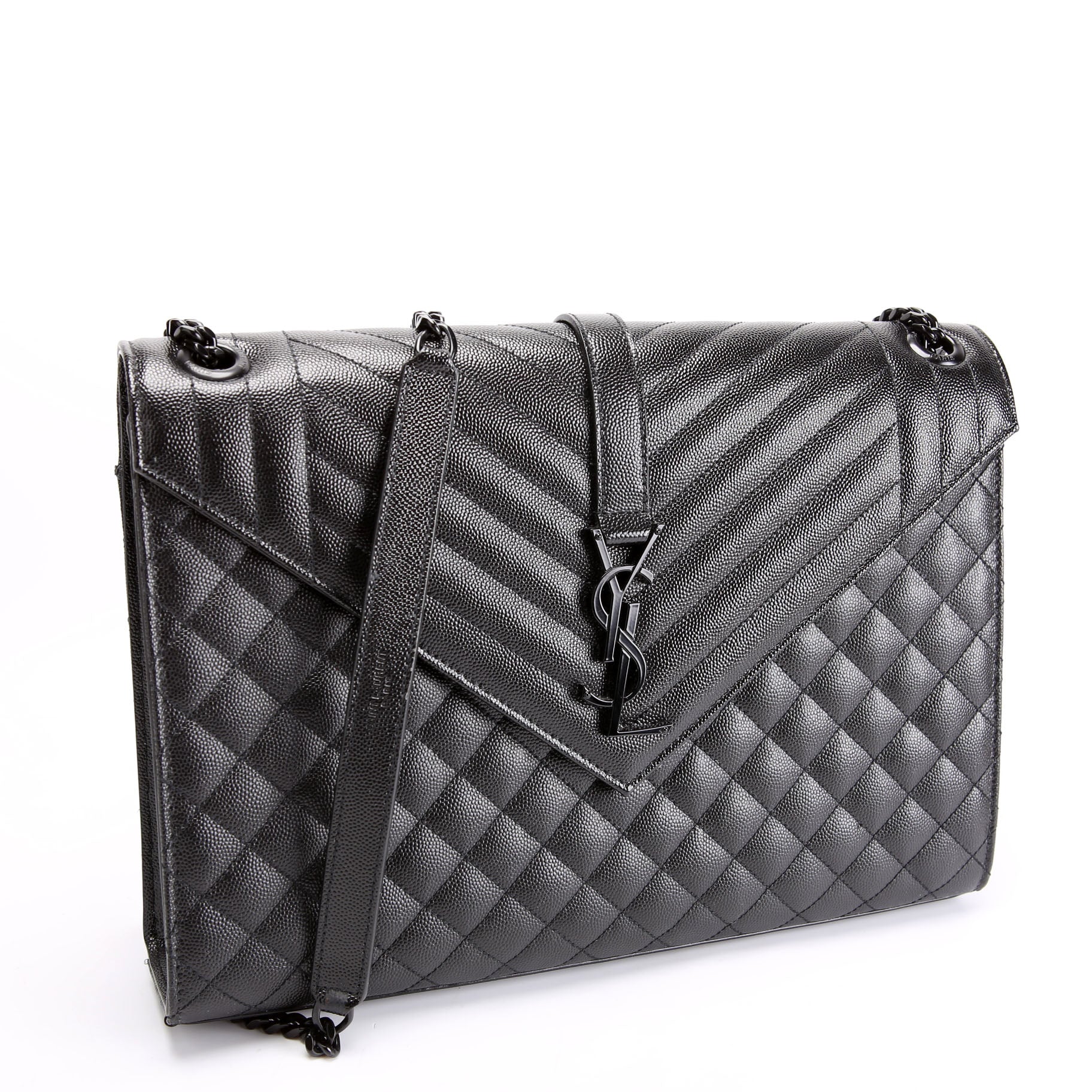 396910 Envelope Chevron Large Black - Image 2