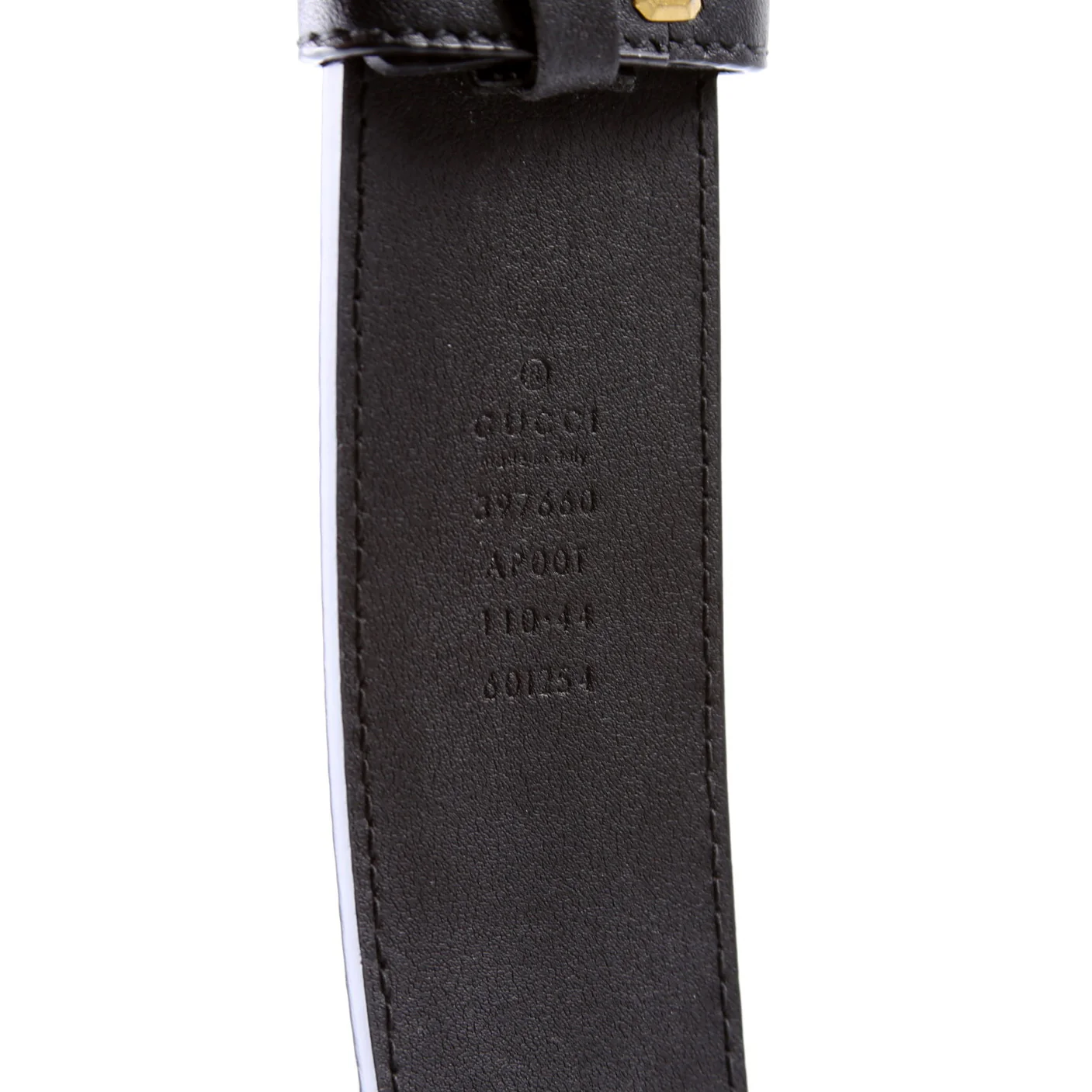 397660 GG Marmont Belt Size 110/44 Black - Image 5