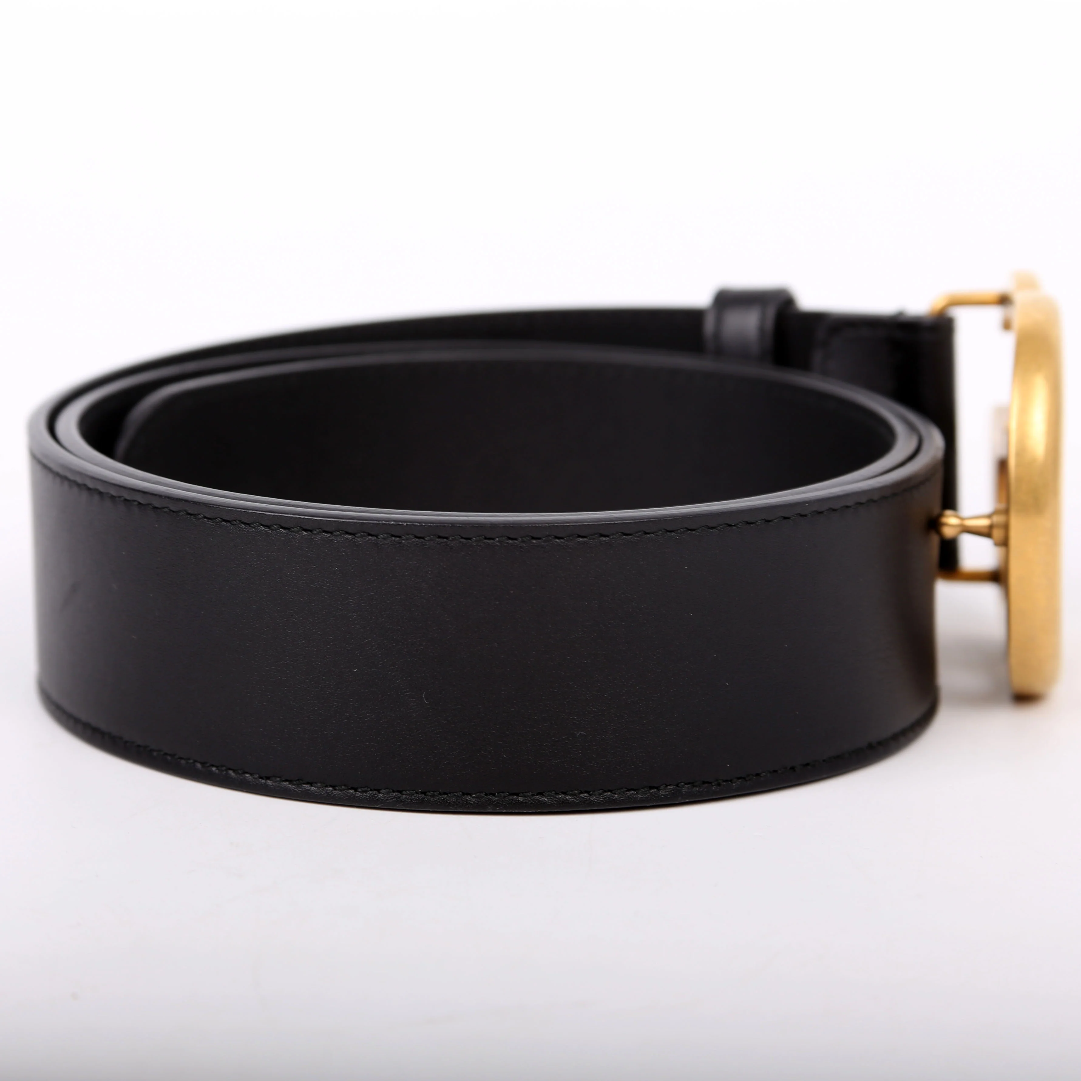 4000593 Marmont GG Leather Belt Size 80/32 Black - Image 2