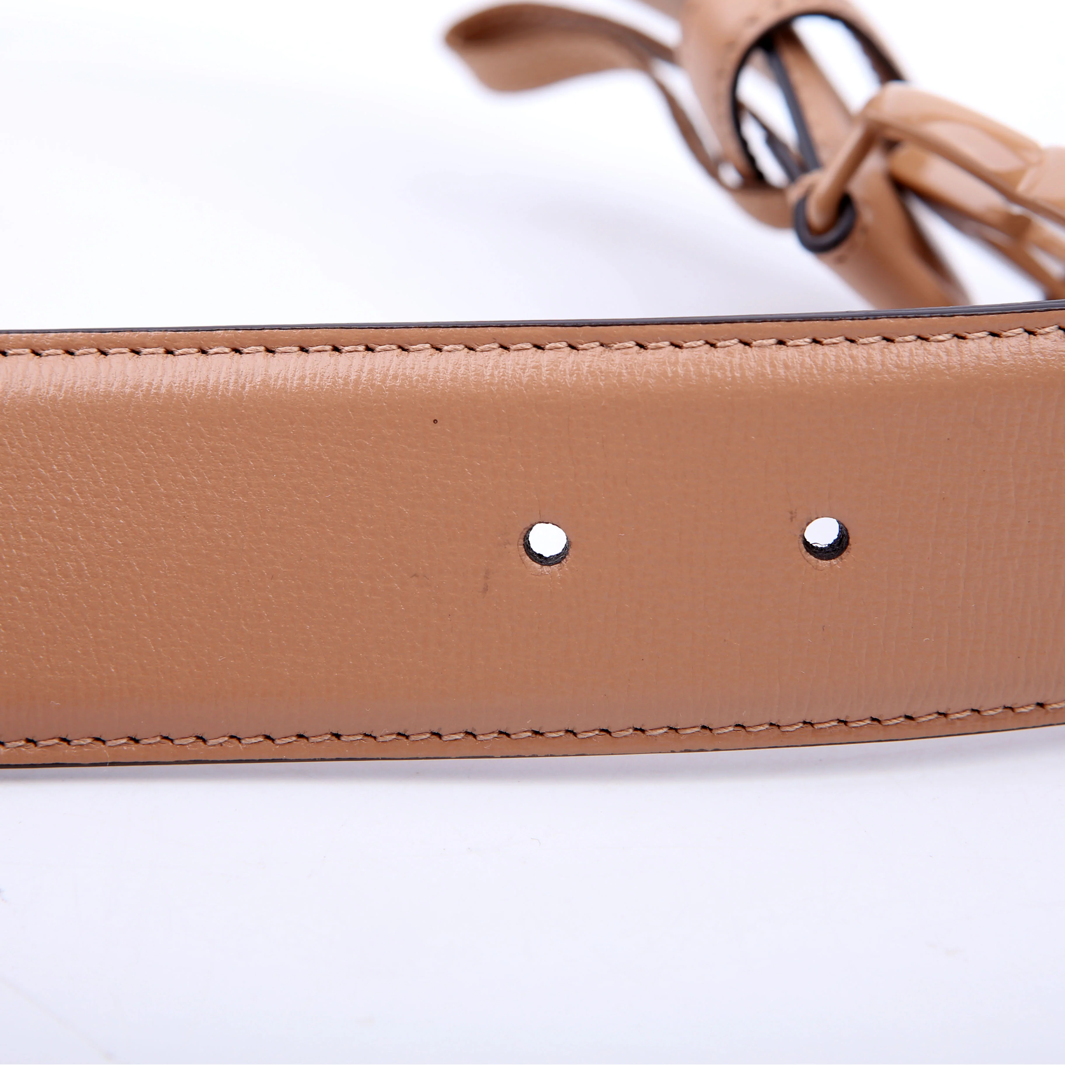 4000593 Monochrome Marmont GG Belt Size 80/32 Nude - Image 5