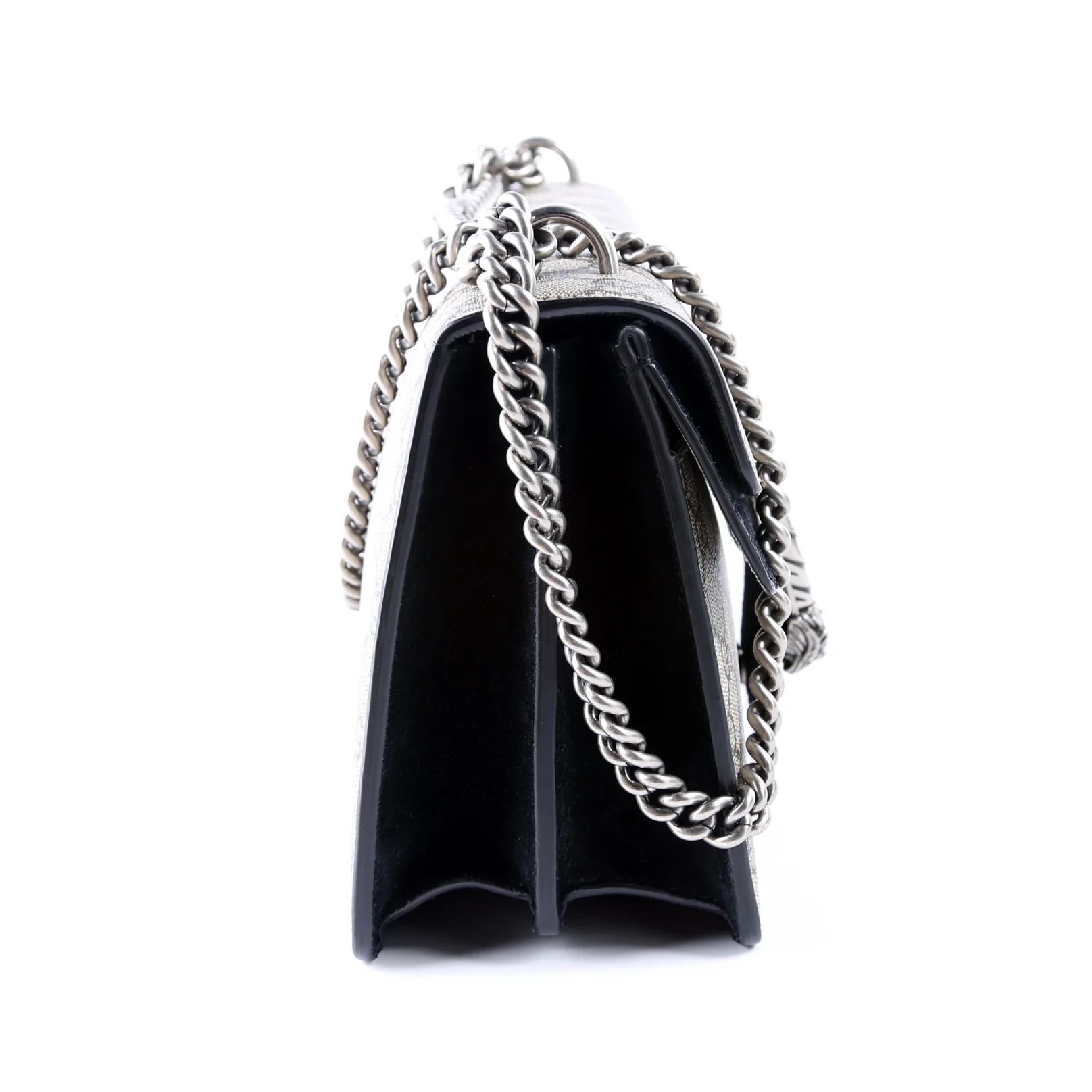 400249 Dionysus GG Shoulder Small Black - Image 3