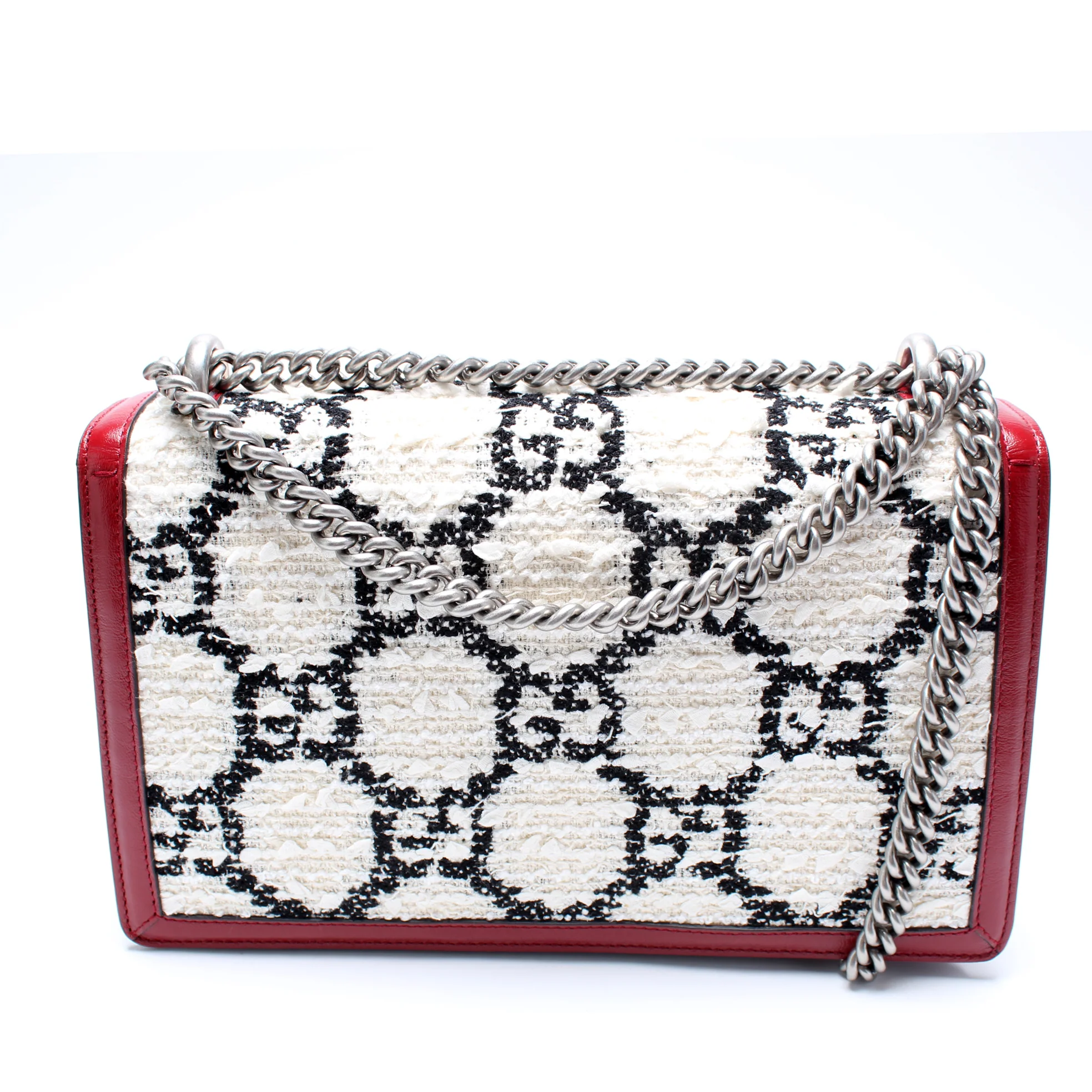 400249 Dionysus Tweed Shoulder Small - Image 3
