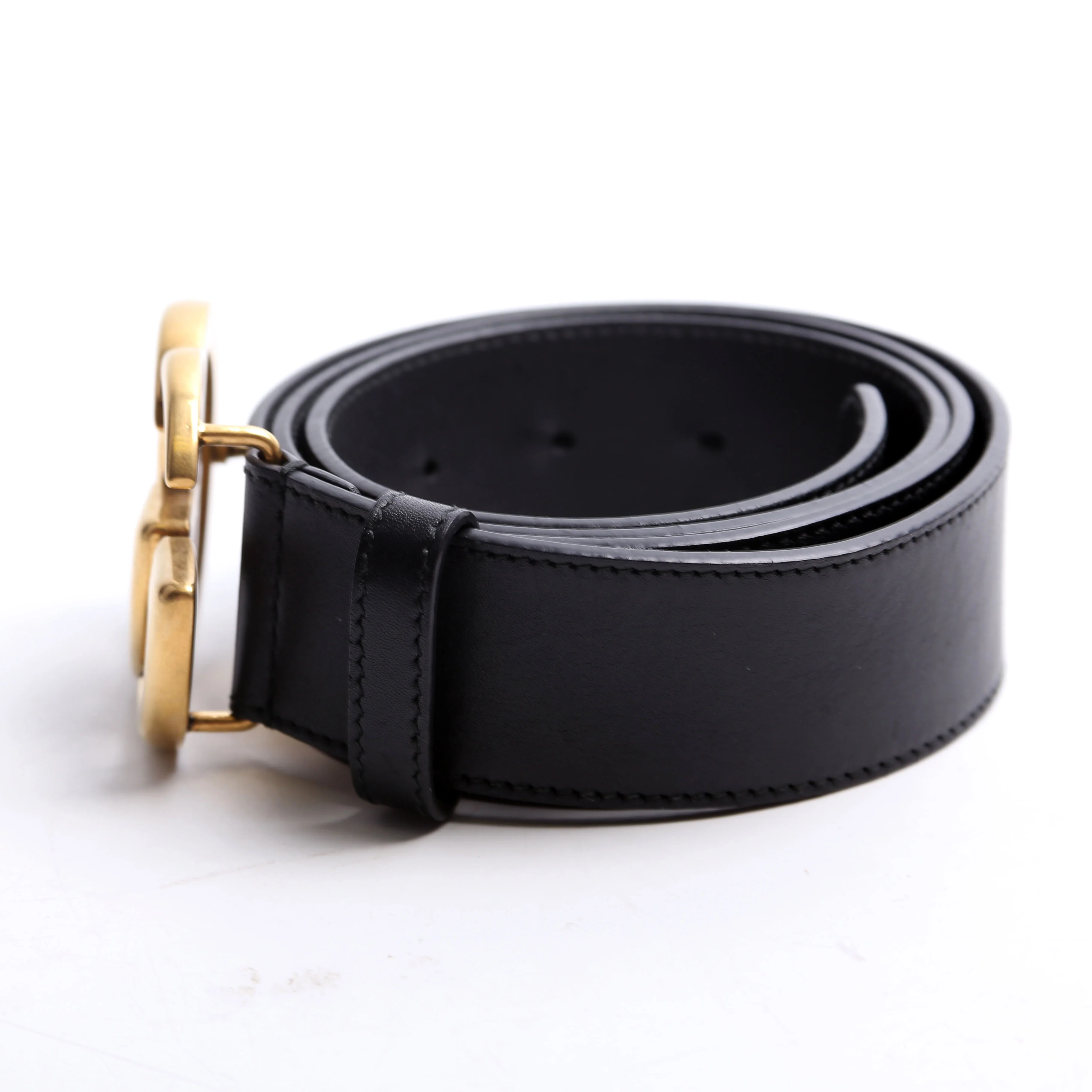 400593 GG Marmont Leather Belt Size 95/38 Black - Image 2