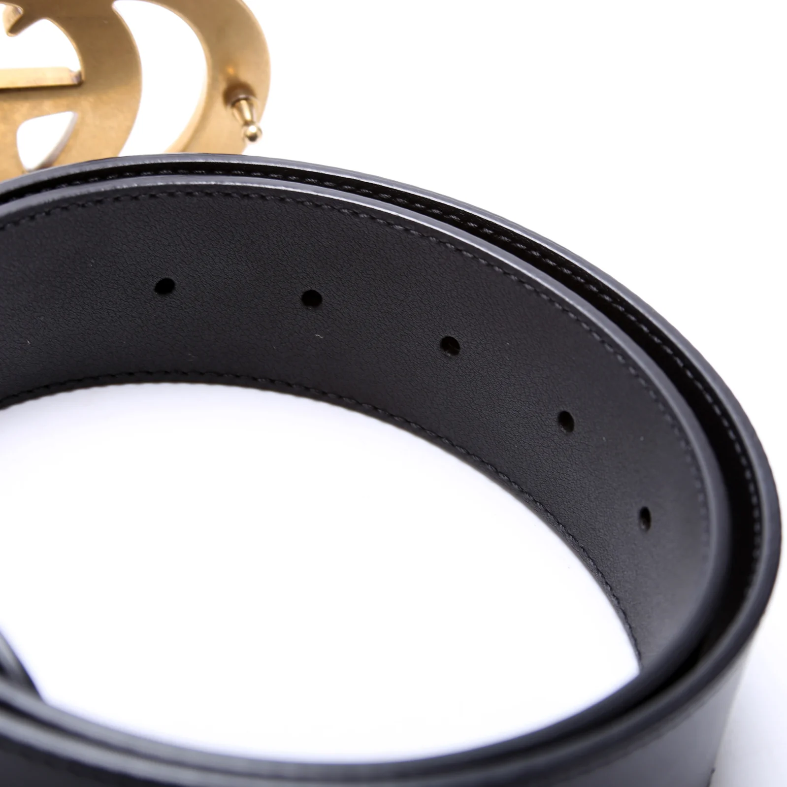 400593 Marmont GG Leather Belt Size 85/34 - Image 4