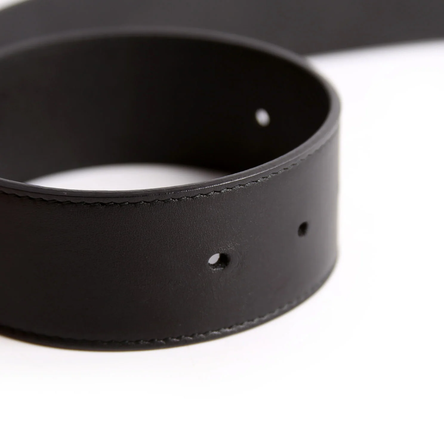 400593 Marmont GG Leather Belt Size 90/36 Black - Image 6
