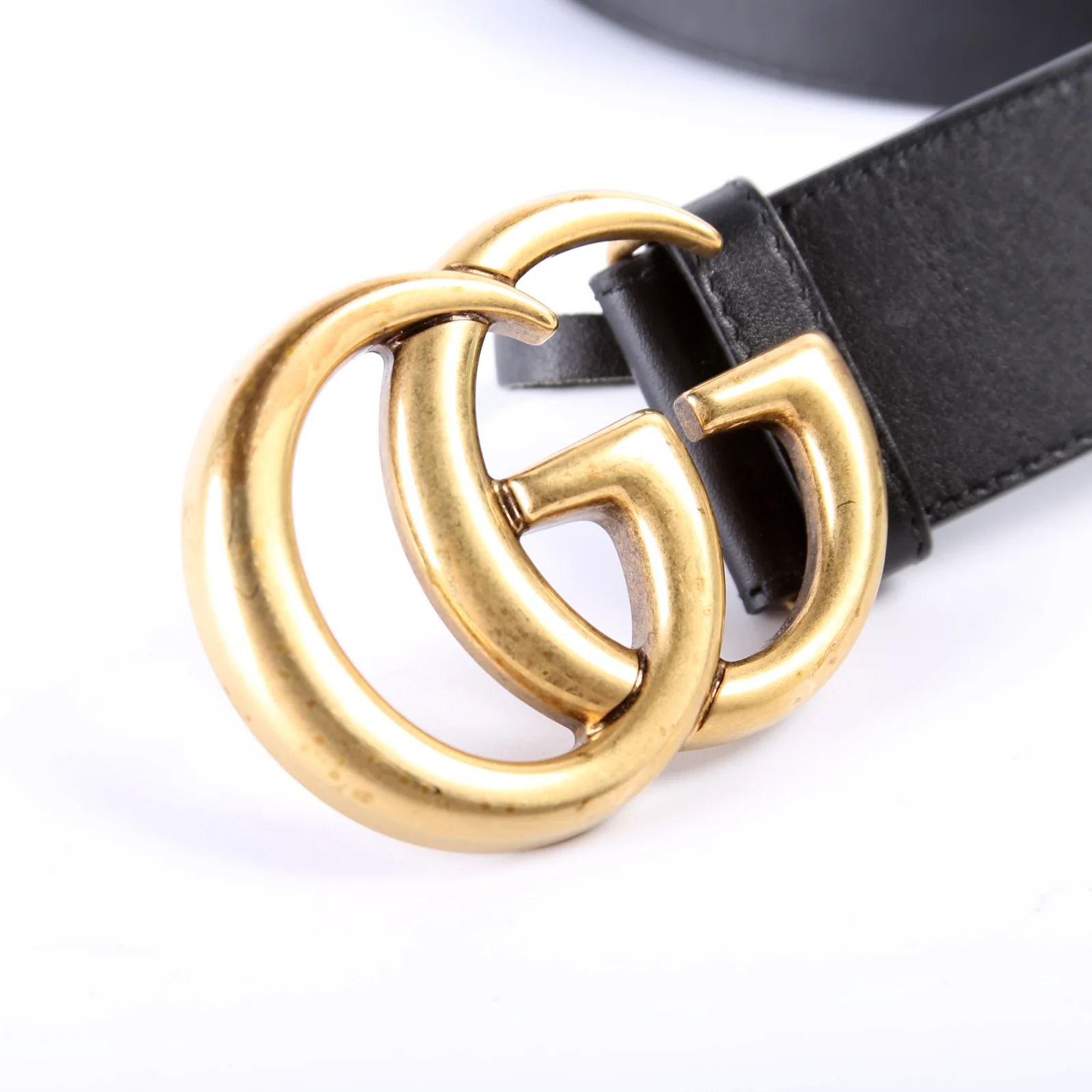 400593 Marmont GG Leather Belt Size 95/38 - Image 7