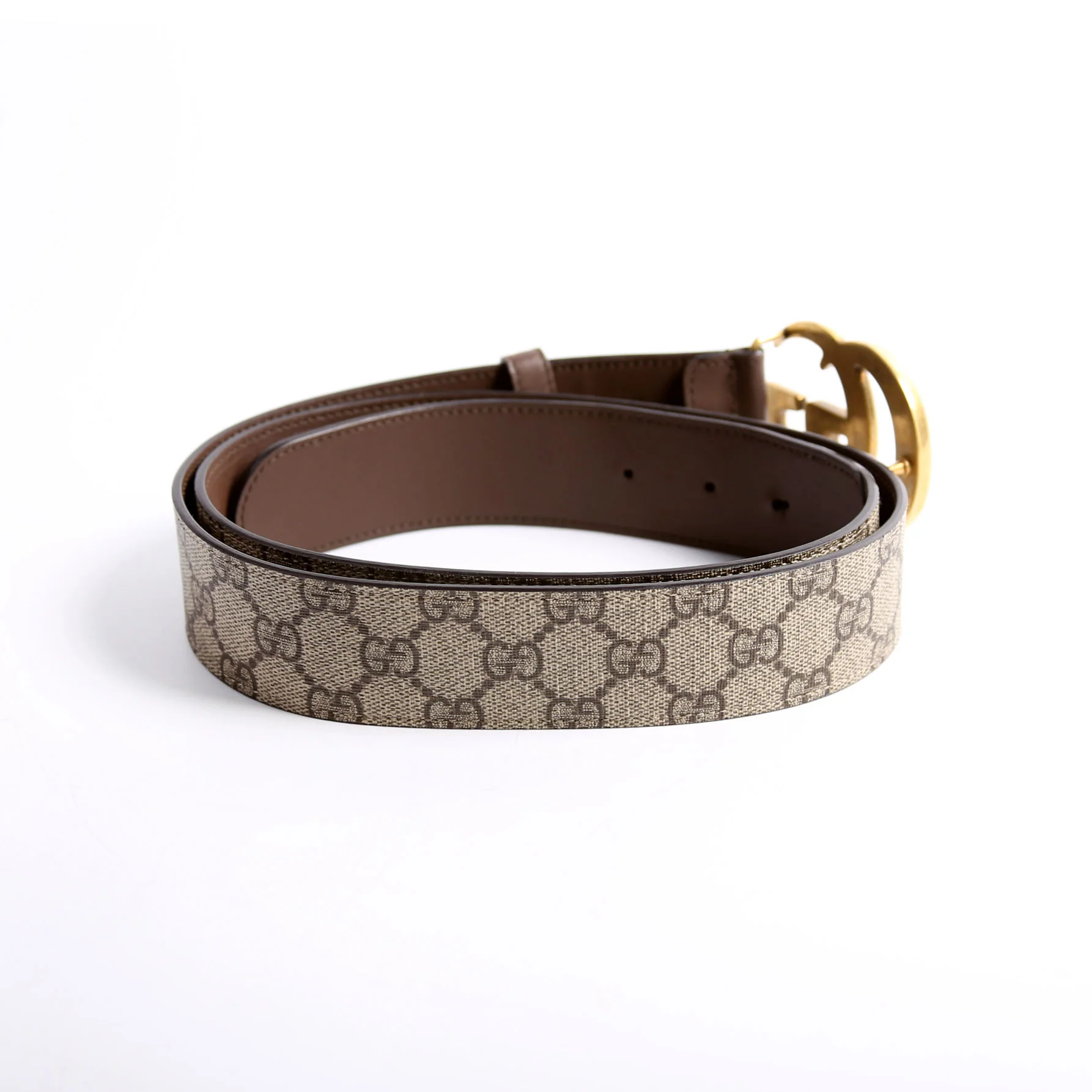 400593 Marmont GG Supreme Belt Size 105/42 Brown - Image 3