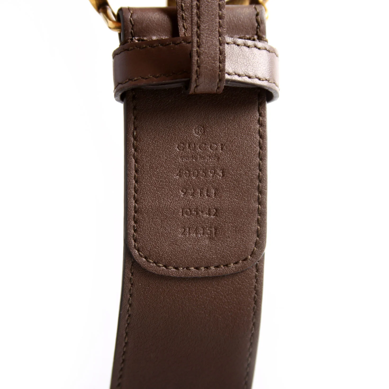 400593 Marmont GG Supreme Belt Size 105/42 Brown - Image 5