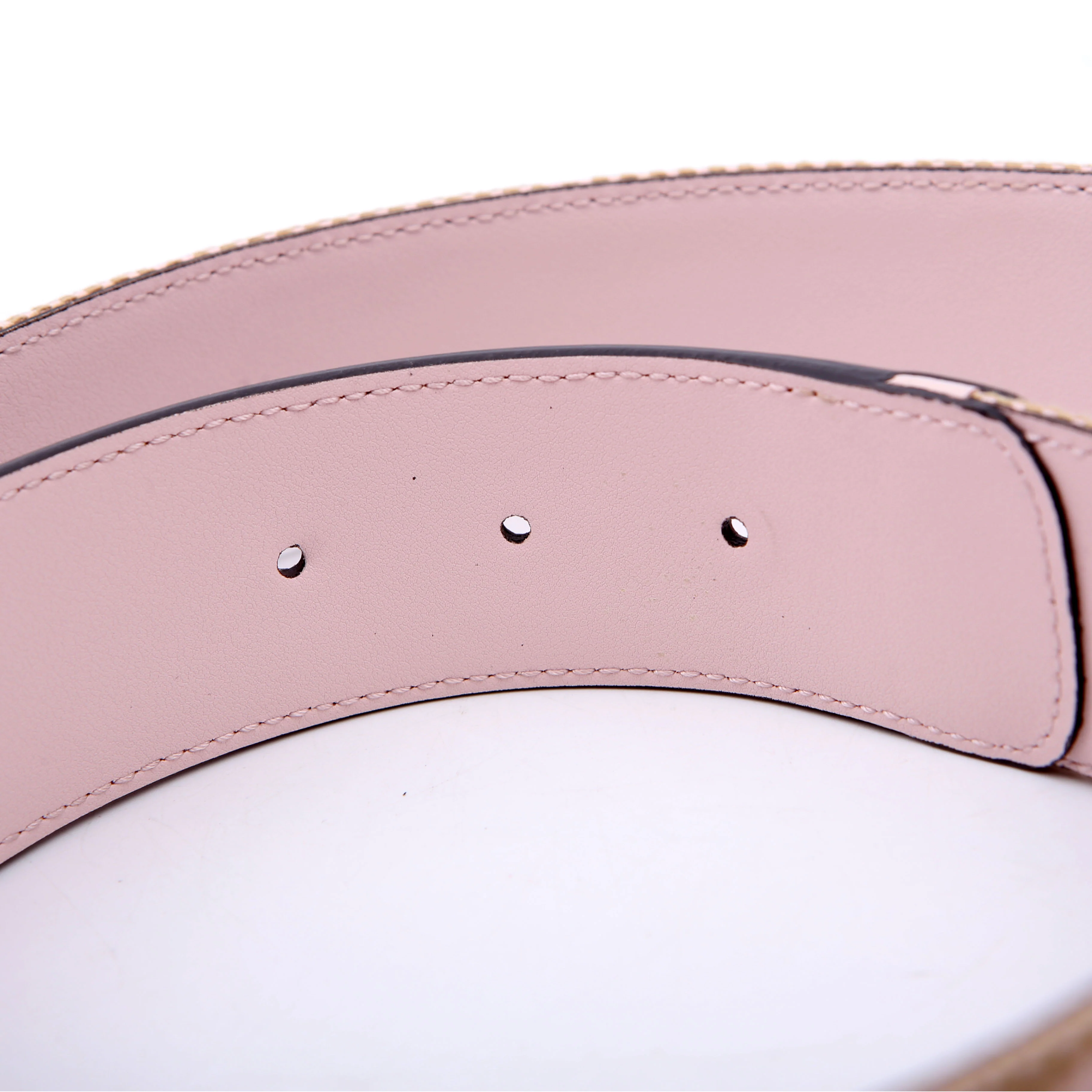 400593 Marmont Jumbo GG Belt Size 75/30 Pink - Image 4