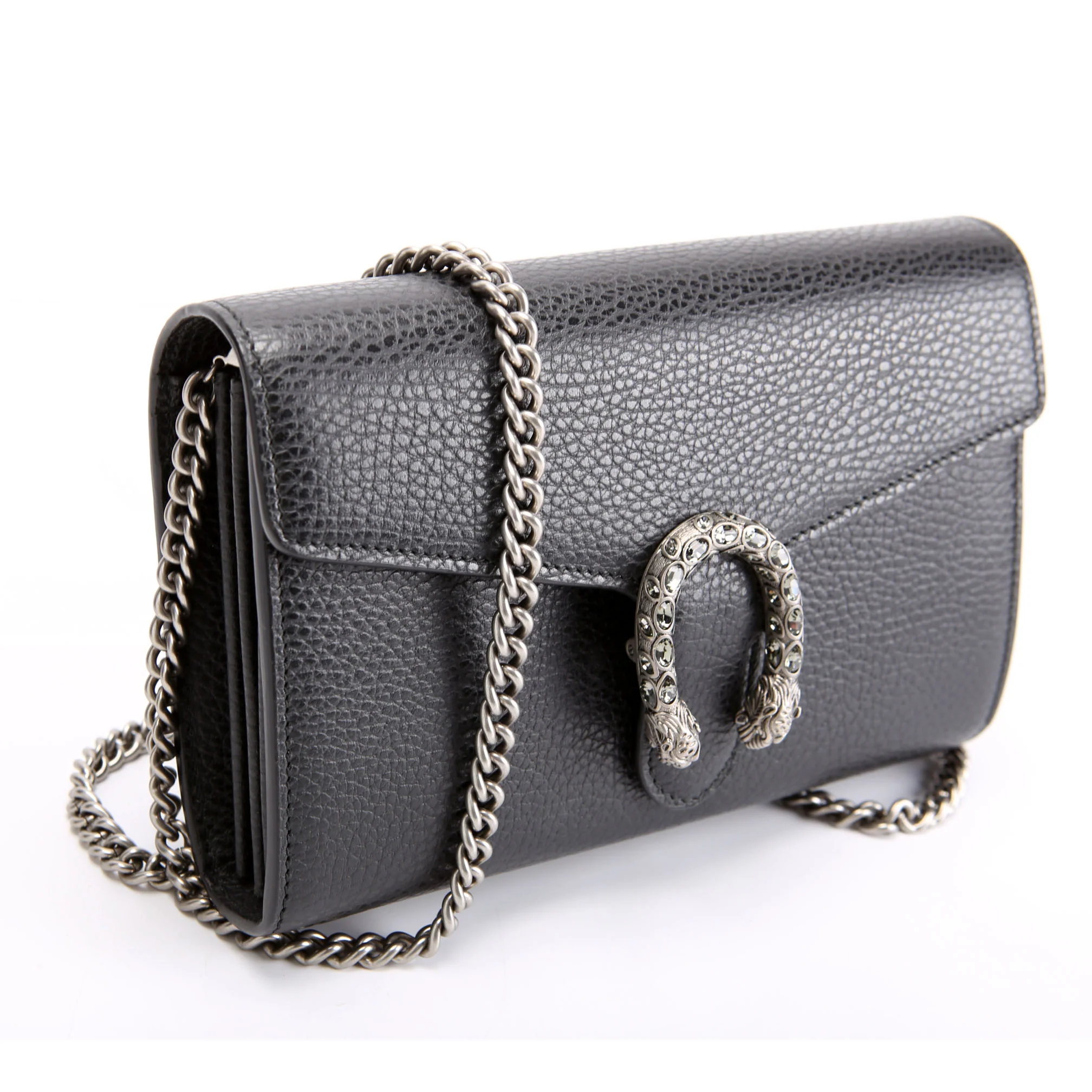 401231 Dionysus Mini Wallet Black/Silver - Image 2