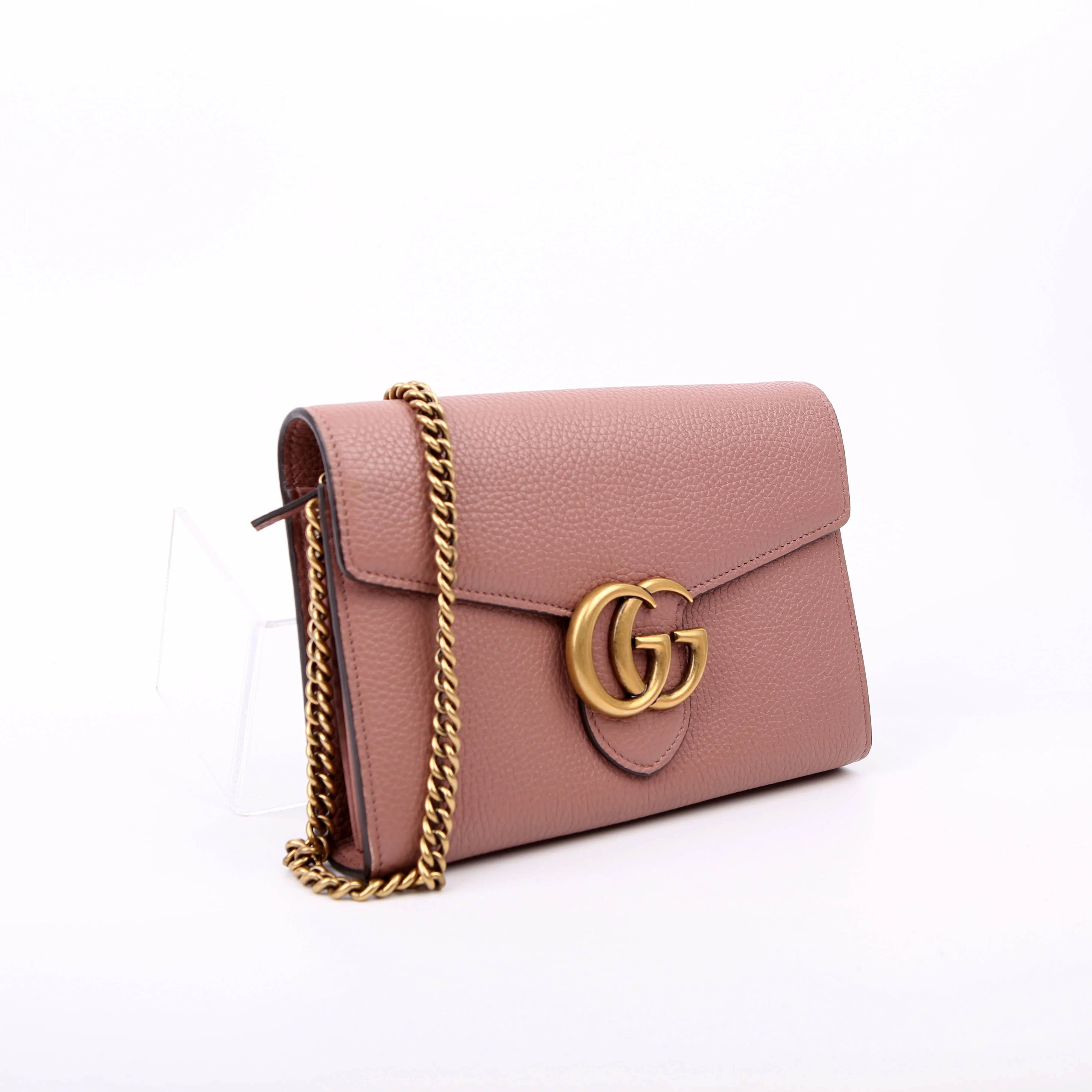 401232 Marmont Chain Wallet Pink - Image 2