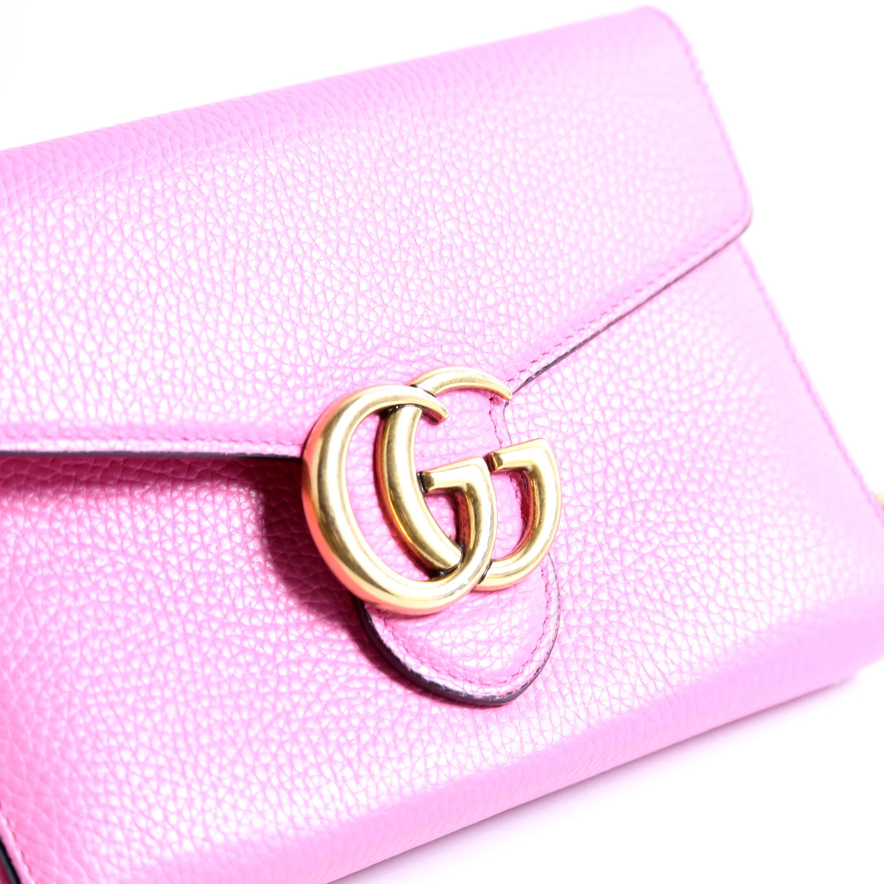 401232 Marmont Chain Wallet Pink - Image 8