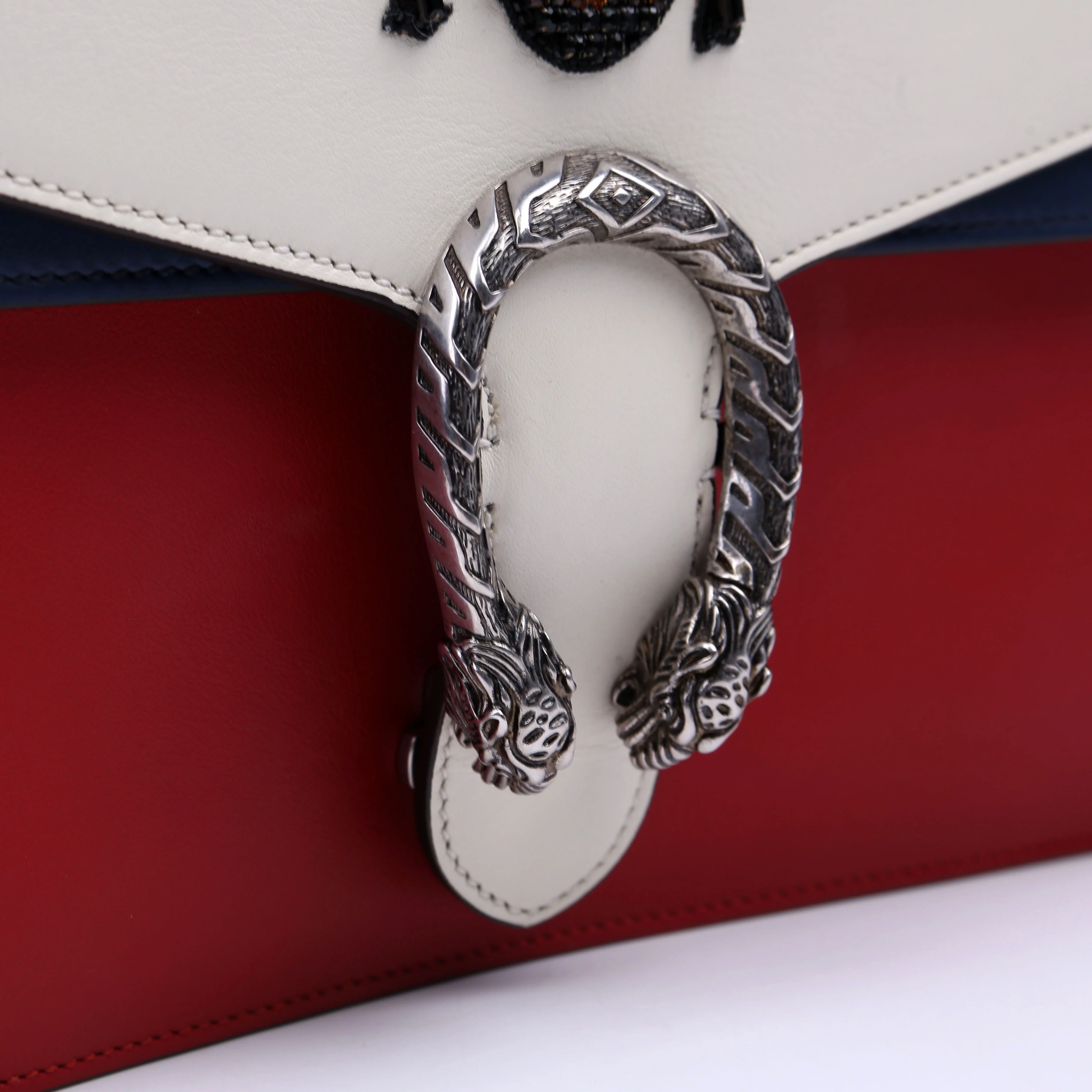 403347 Dionysus Bee Embellished Shoulder Bag Medium - Image 9
