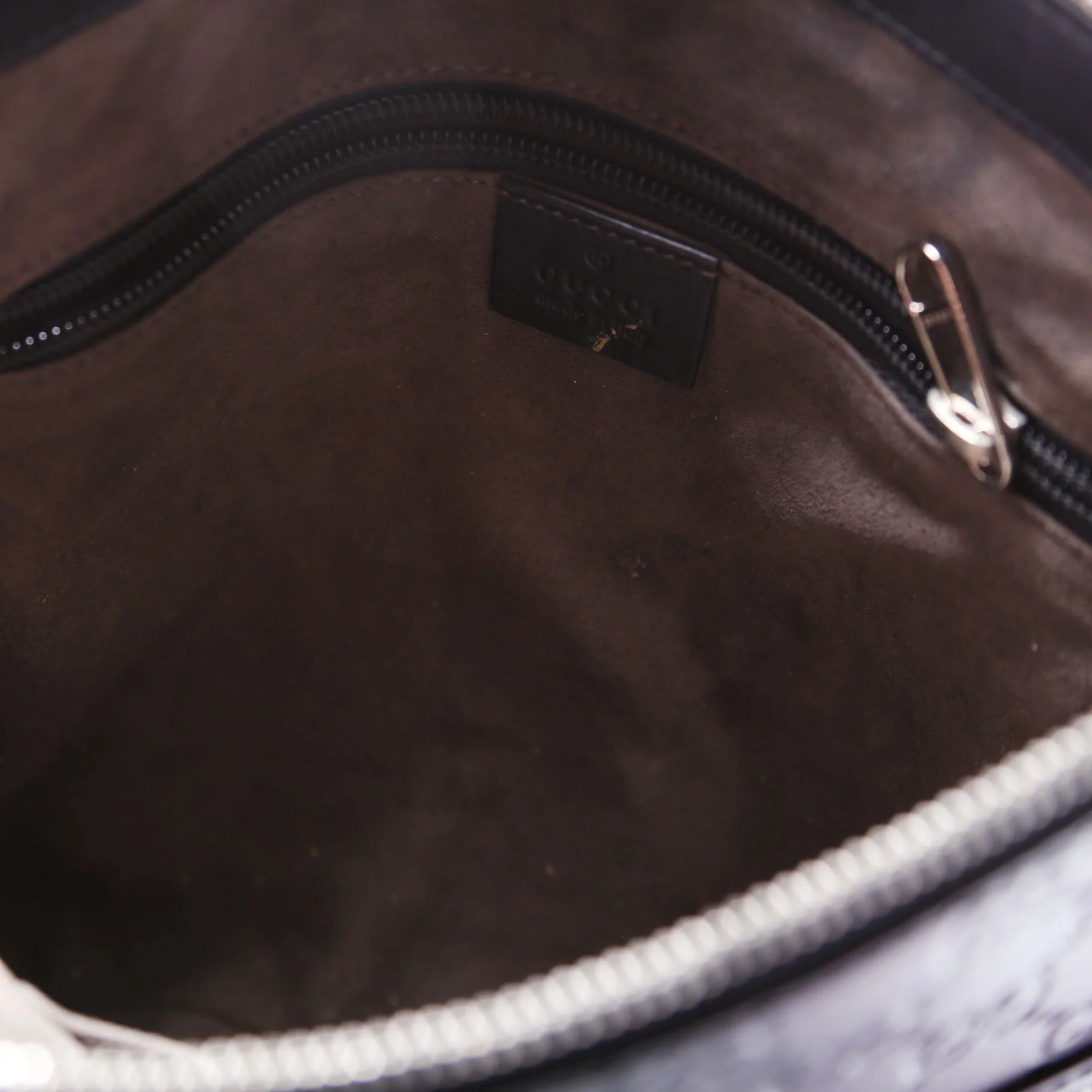 406410 Flat Messenger Small Guccissima Black - Image 9