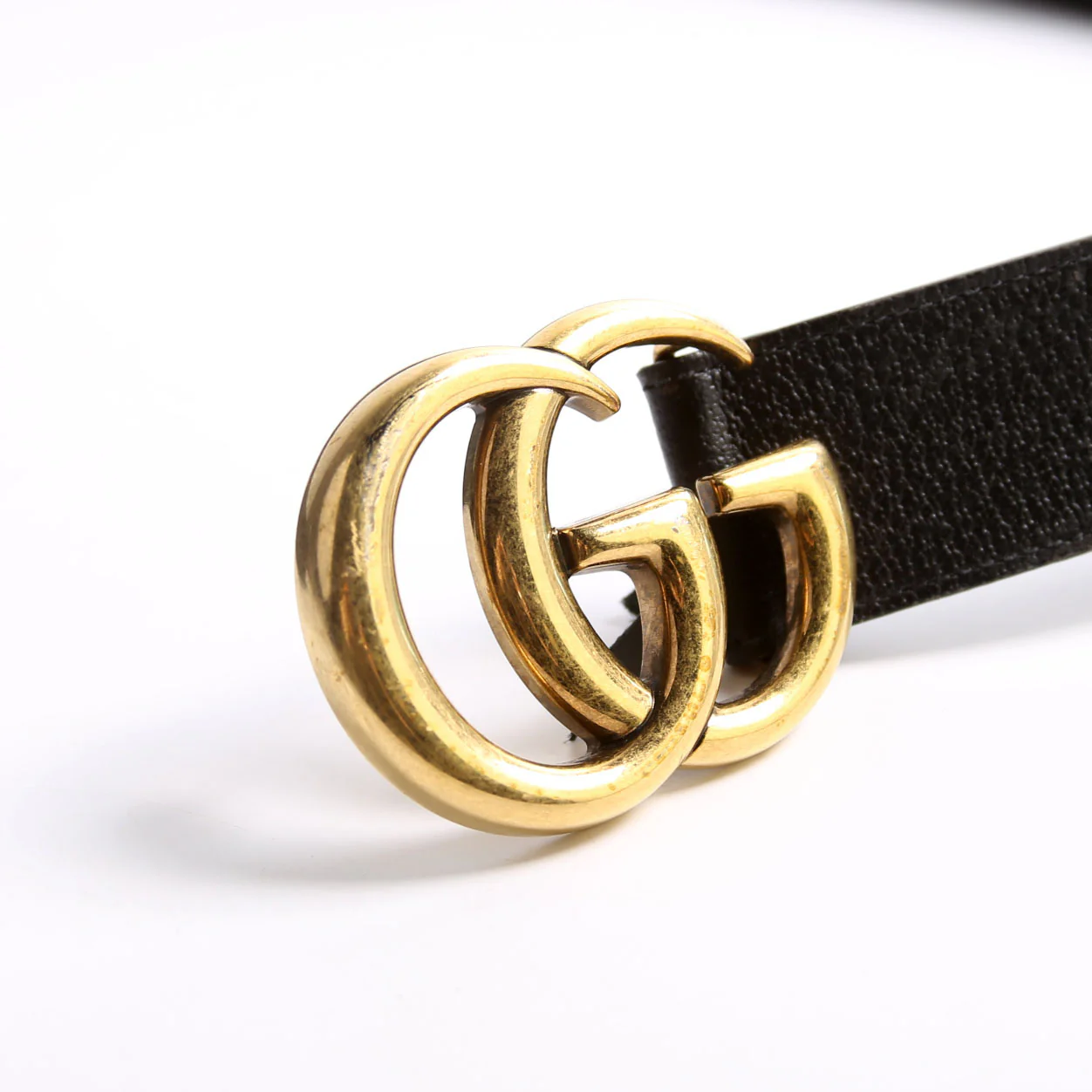 406831 GG Marmont Size 95/38 Black/Gold - Image 5