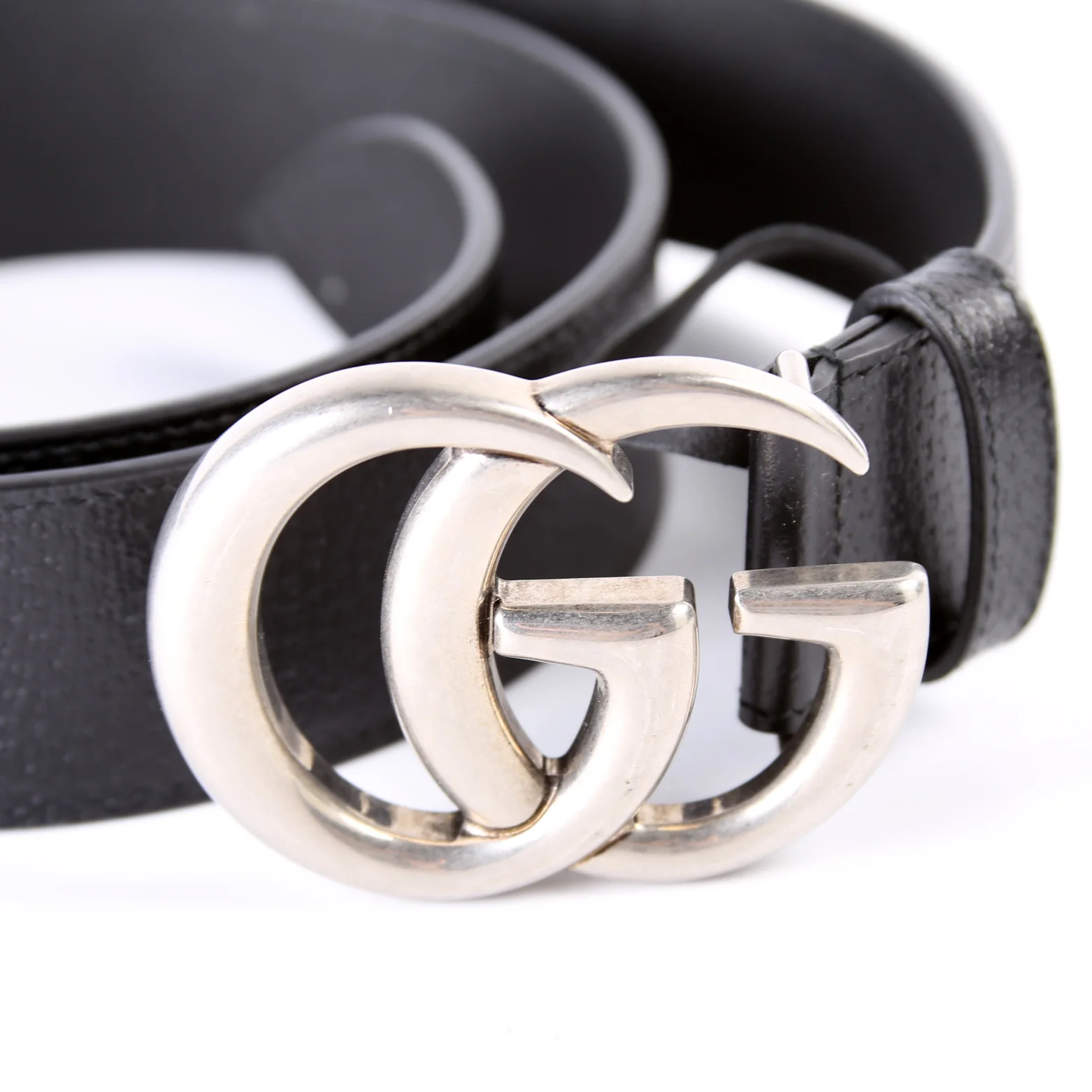 406831 Marmont GG Leather Belt Size 85/34 - Image 7