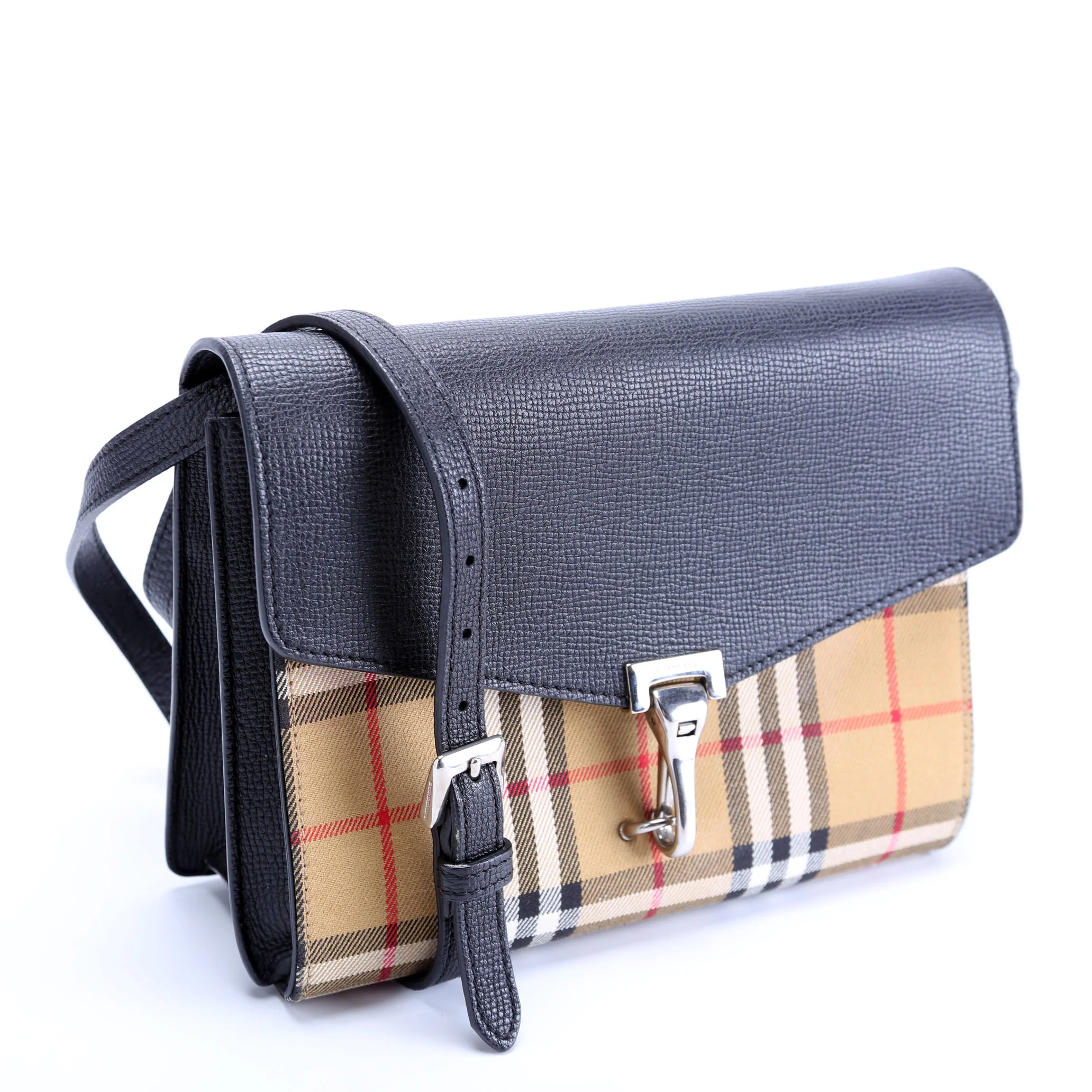 4080075 Vintage Check Macken Crossbody Black - Image 2