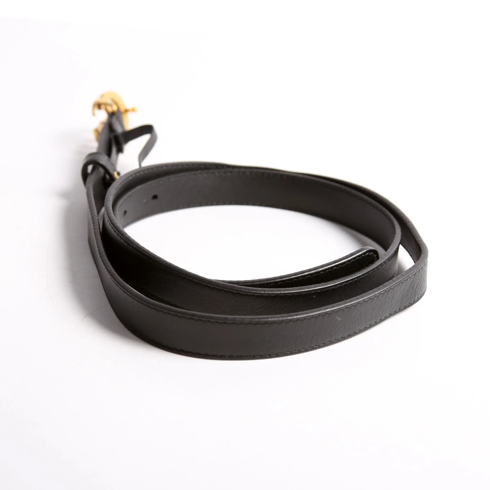 409417 GG Marmont Thin Belt Size 100/40 Black - Image 3