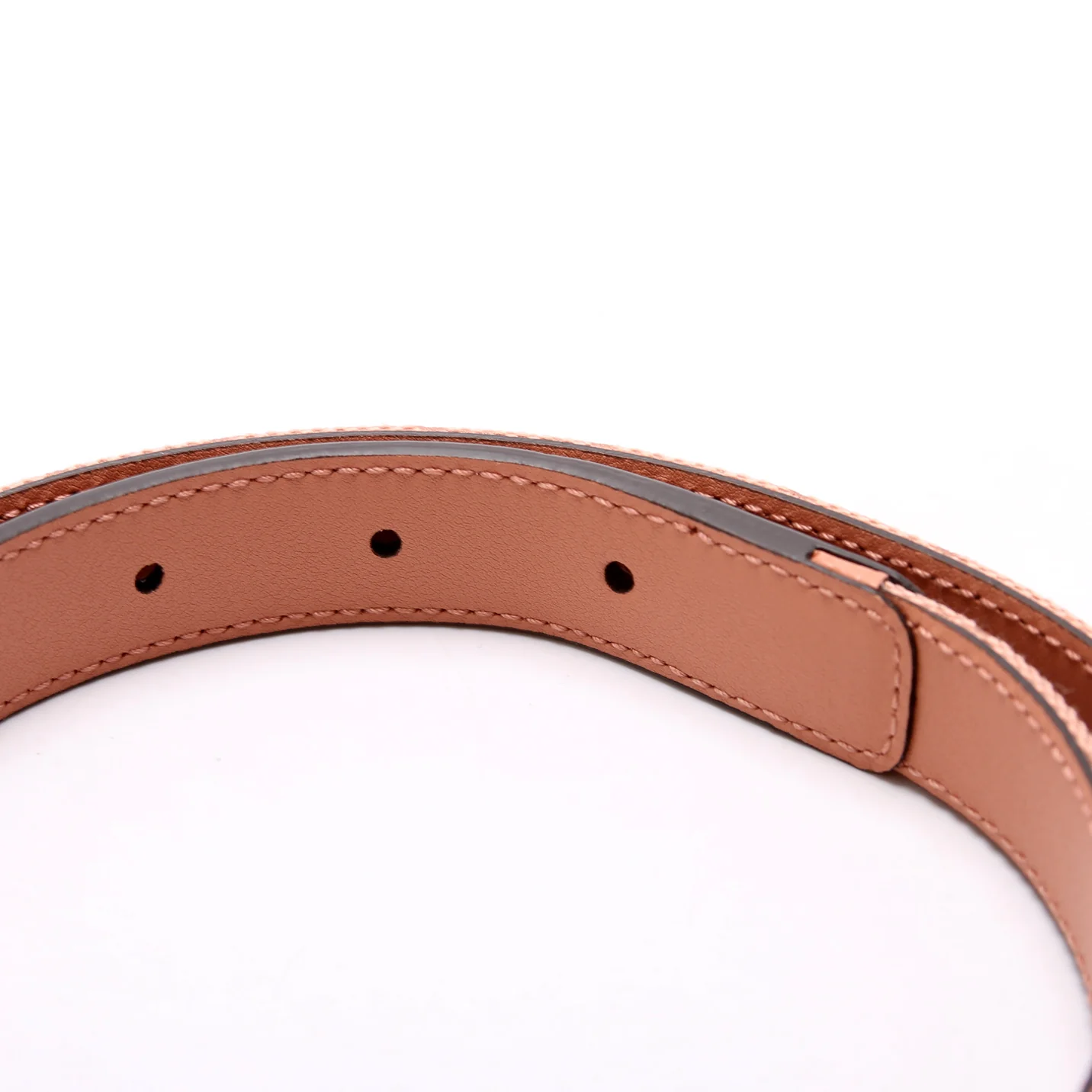 409417 GG Marmont Thin Belt Size 75/30 Pink - Image 3
