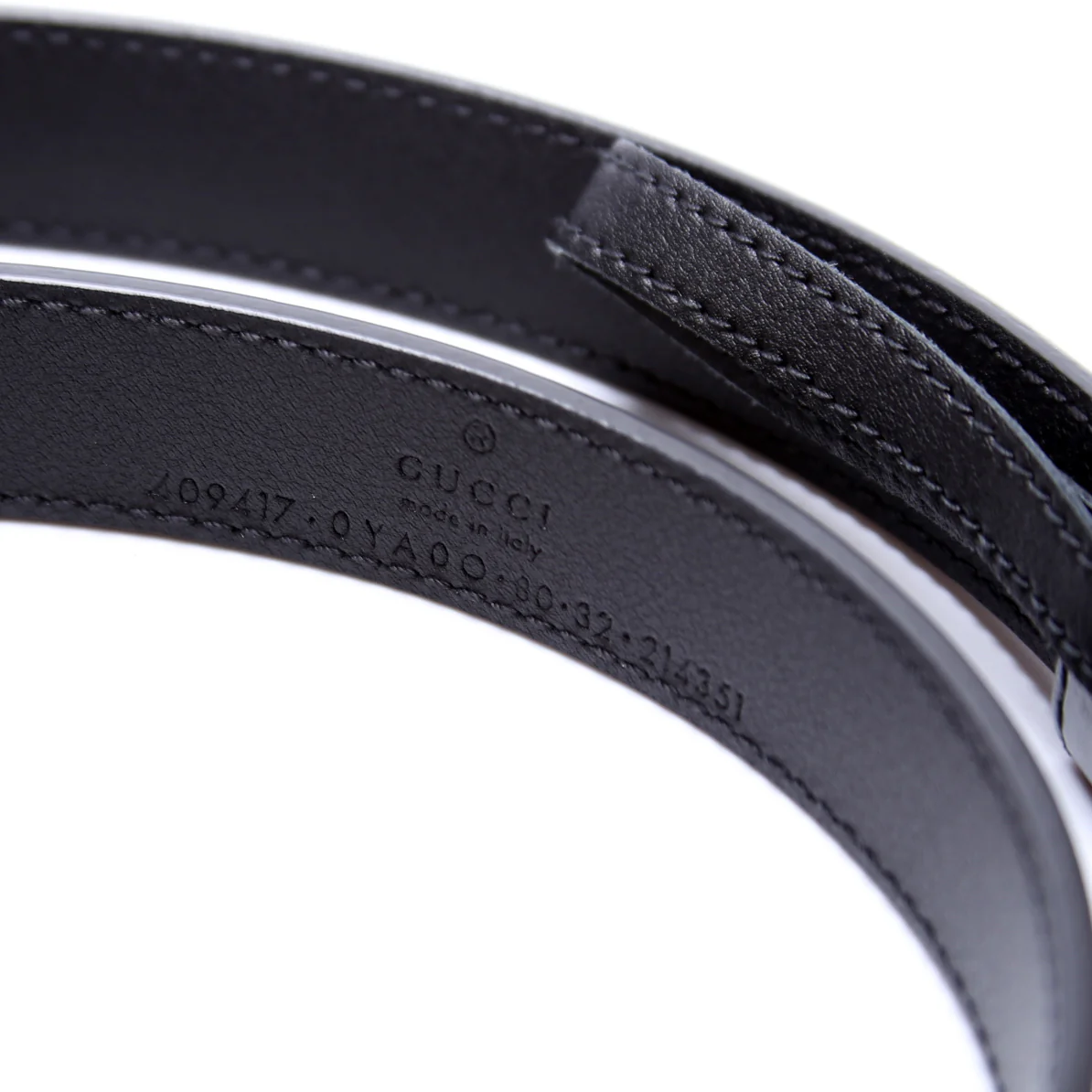 409417 GG Marmont Thin Belt Size 80/32 - Image 4