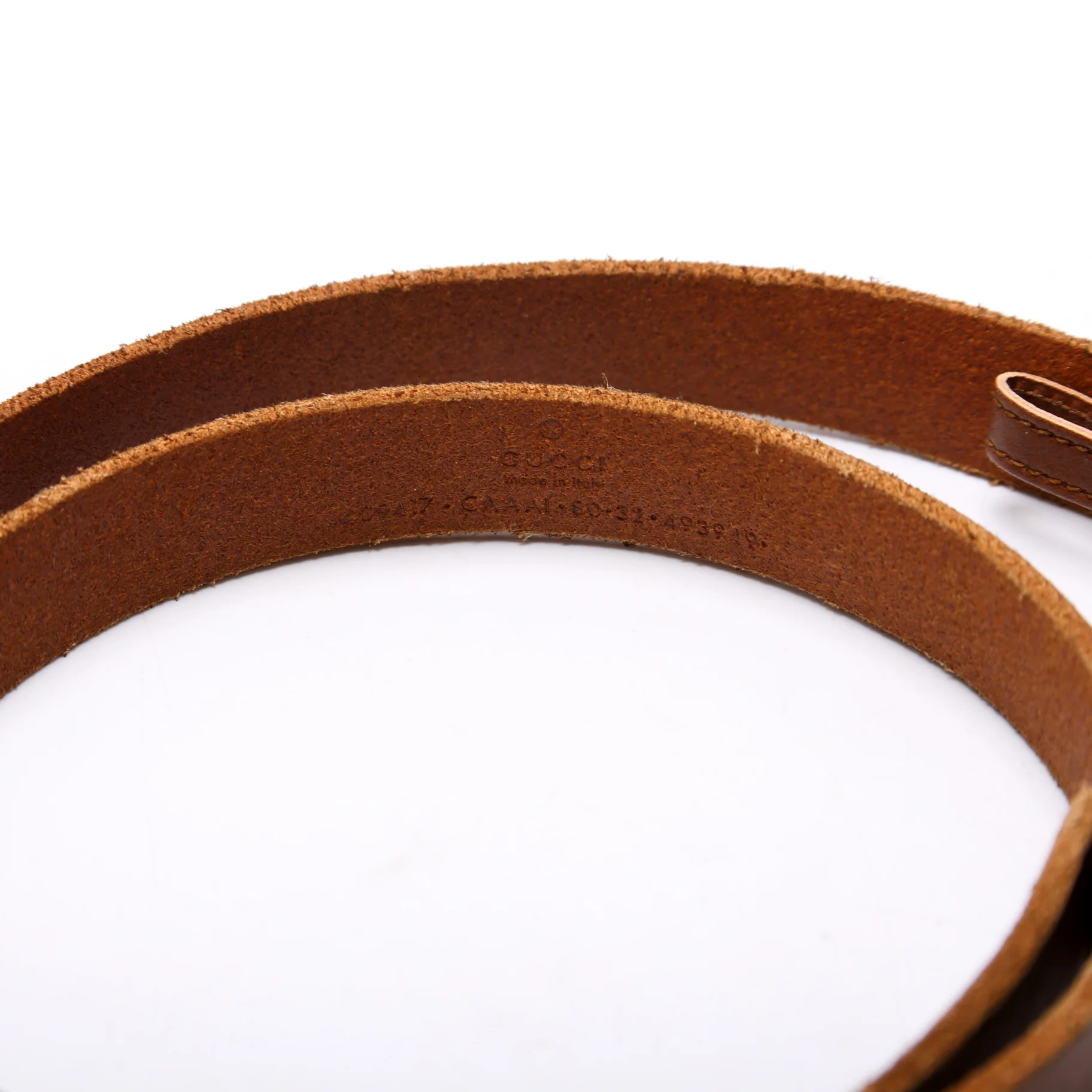409417 GG Marmont Thin Belt Size 80/32 - Image 3