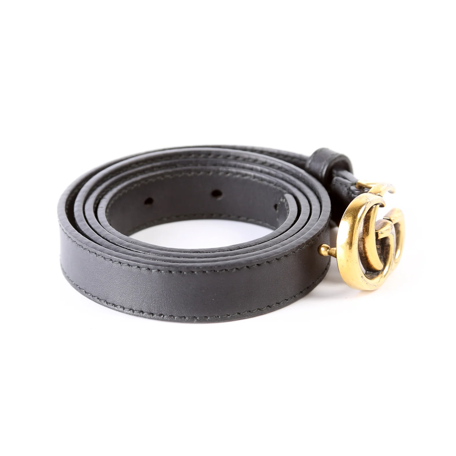 409417 GG Marmont Thin Belt Size 85/34 - Image 3