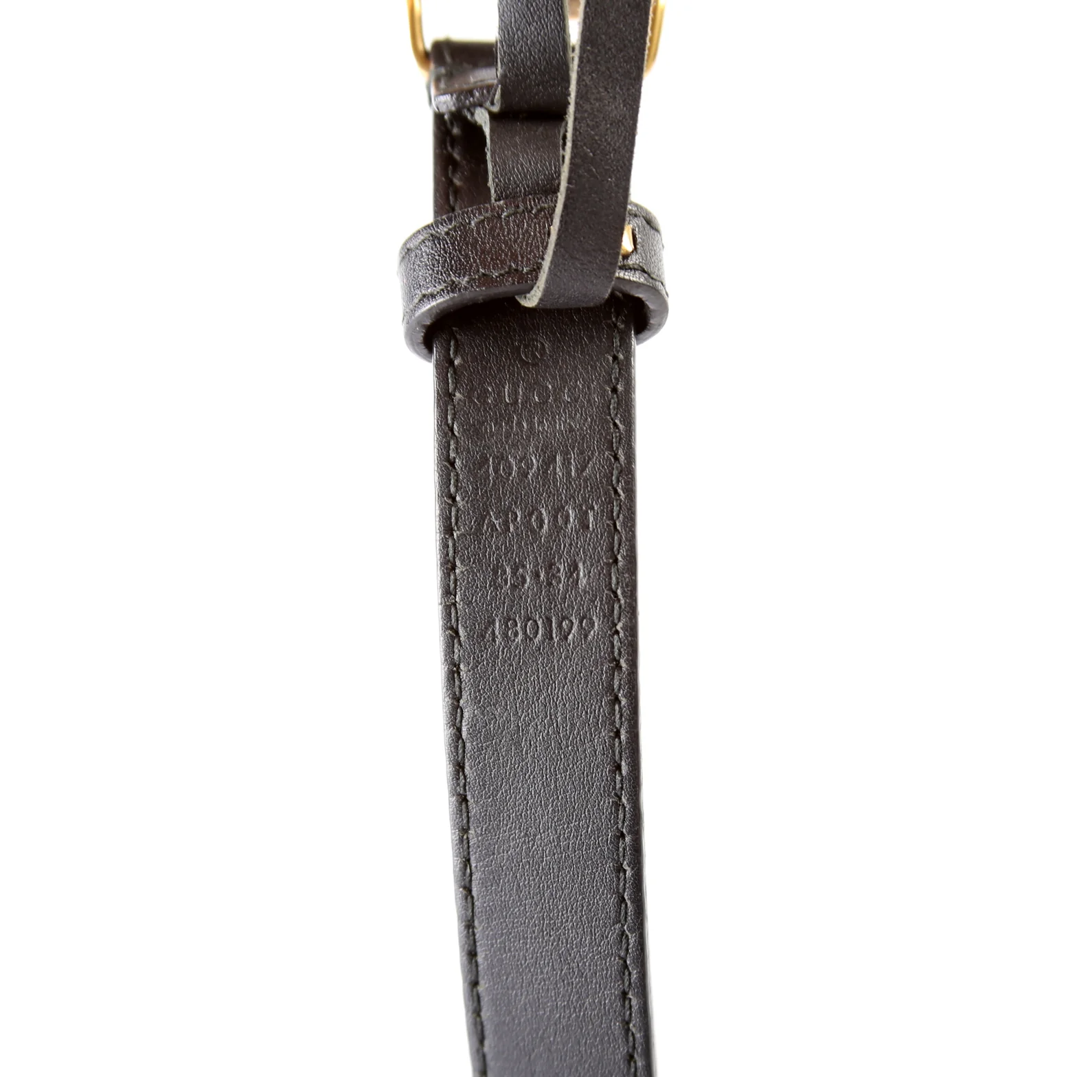409417 GG Marmont Thin Belt Size 85/34 - Image 5