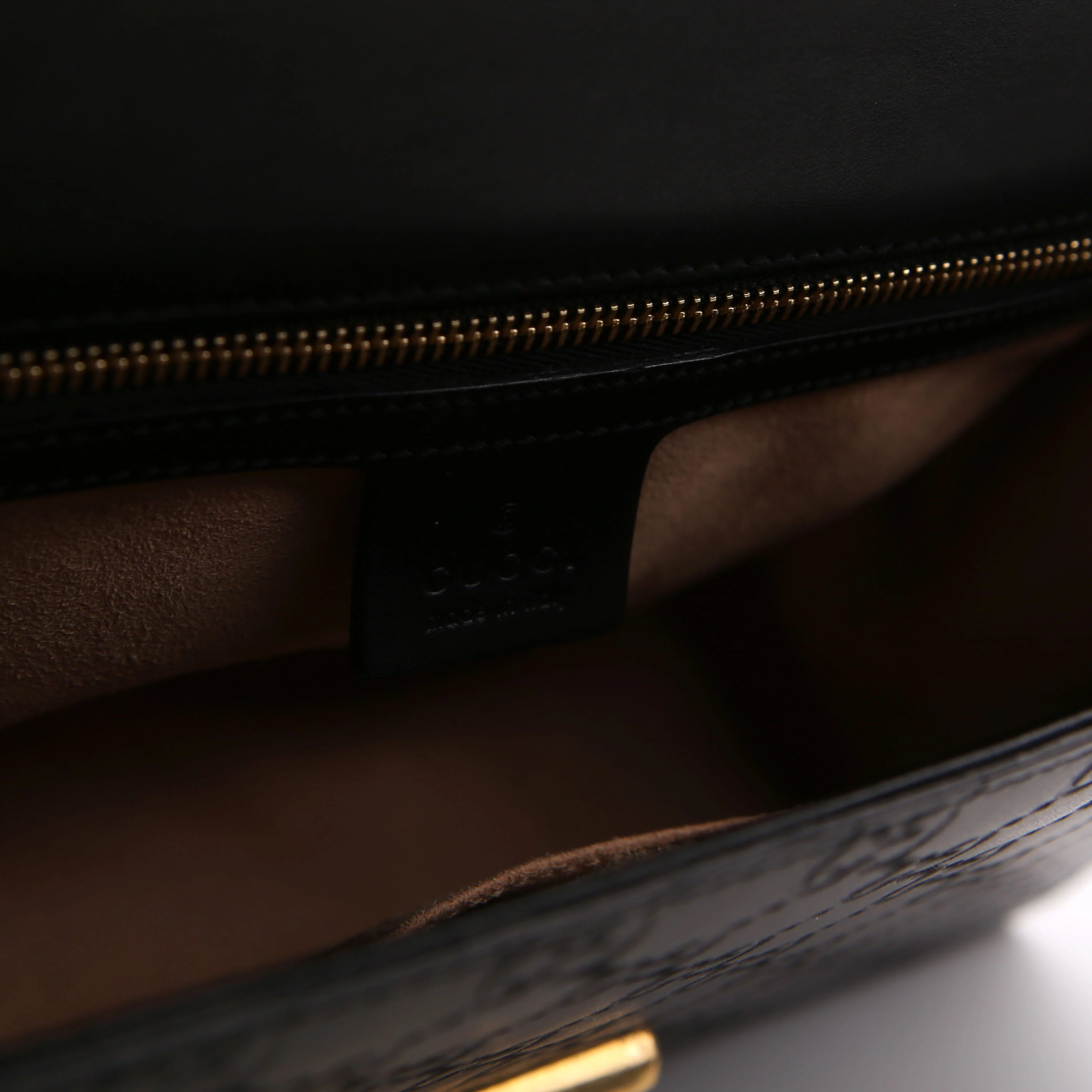 409486 Padlock Guccissima Medium Black - Image 16