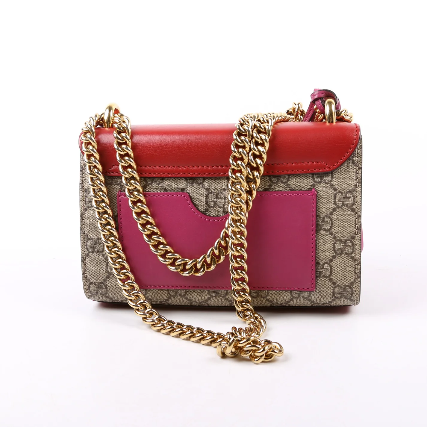 409487 Padlock GG Supreme Small Red - Image 2