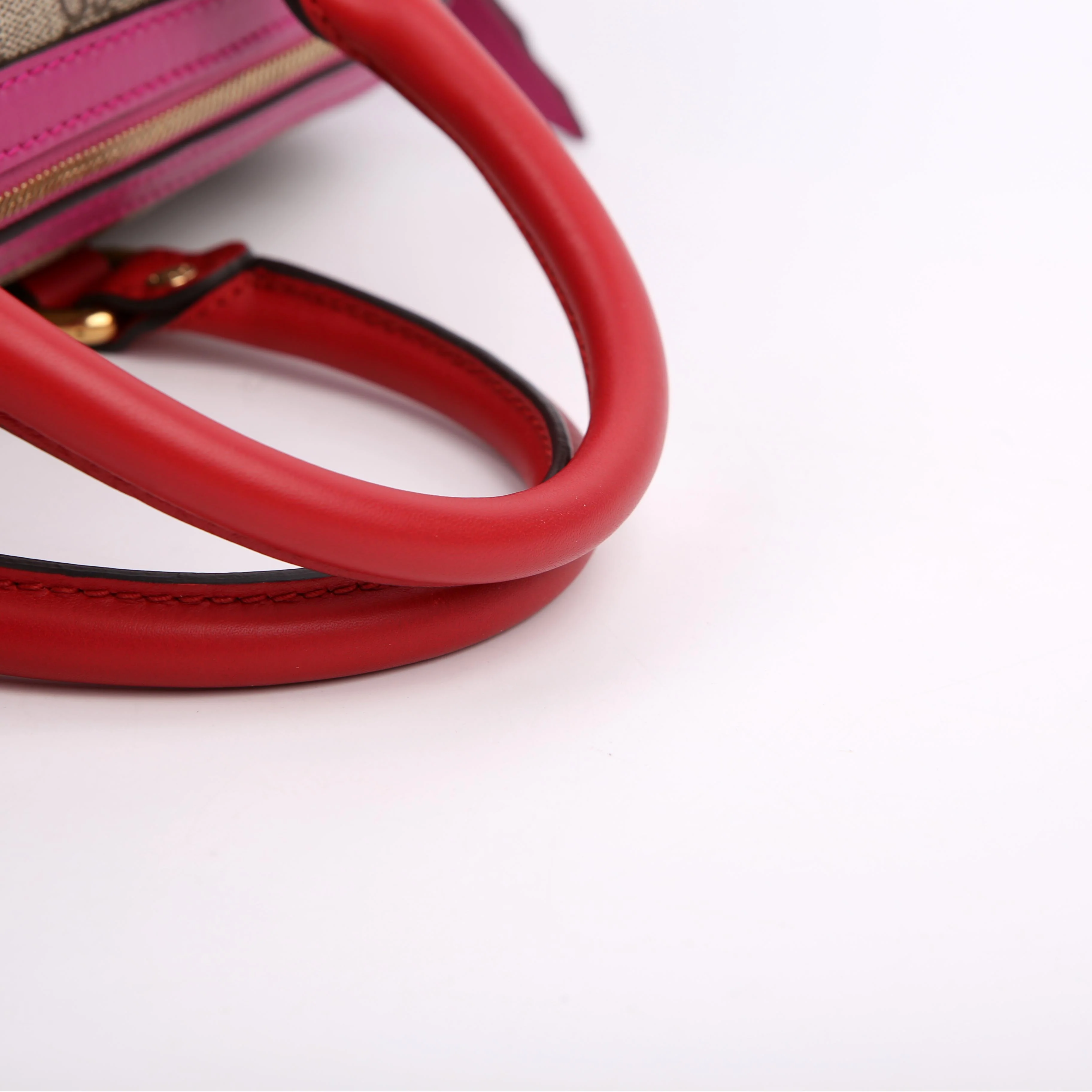 409527 GG Supreme Boston Bag Large Pink/Red - Image 8