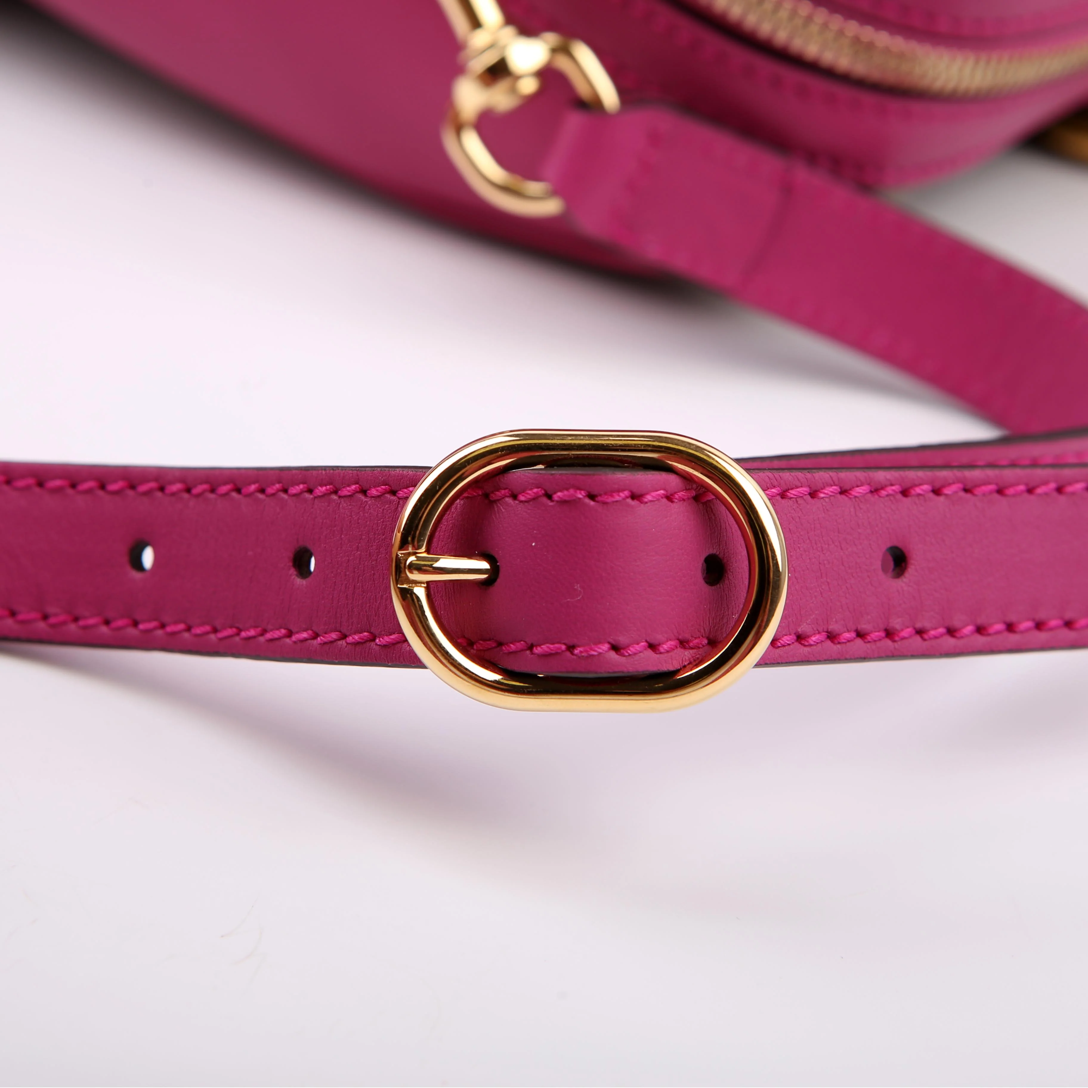 409527 GG Supreme Boston Bag Large Pink/Red - Image 9