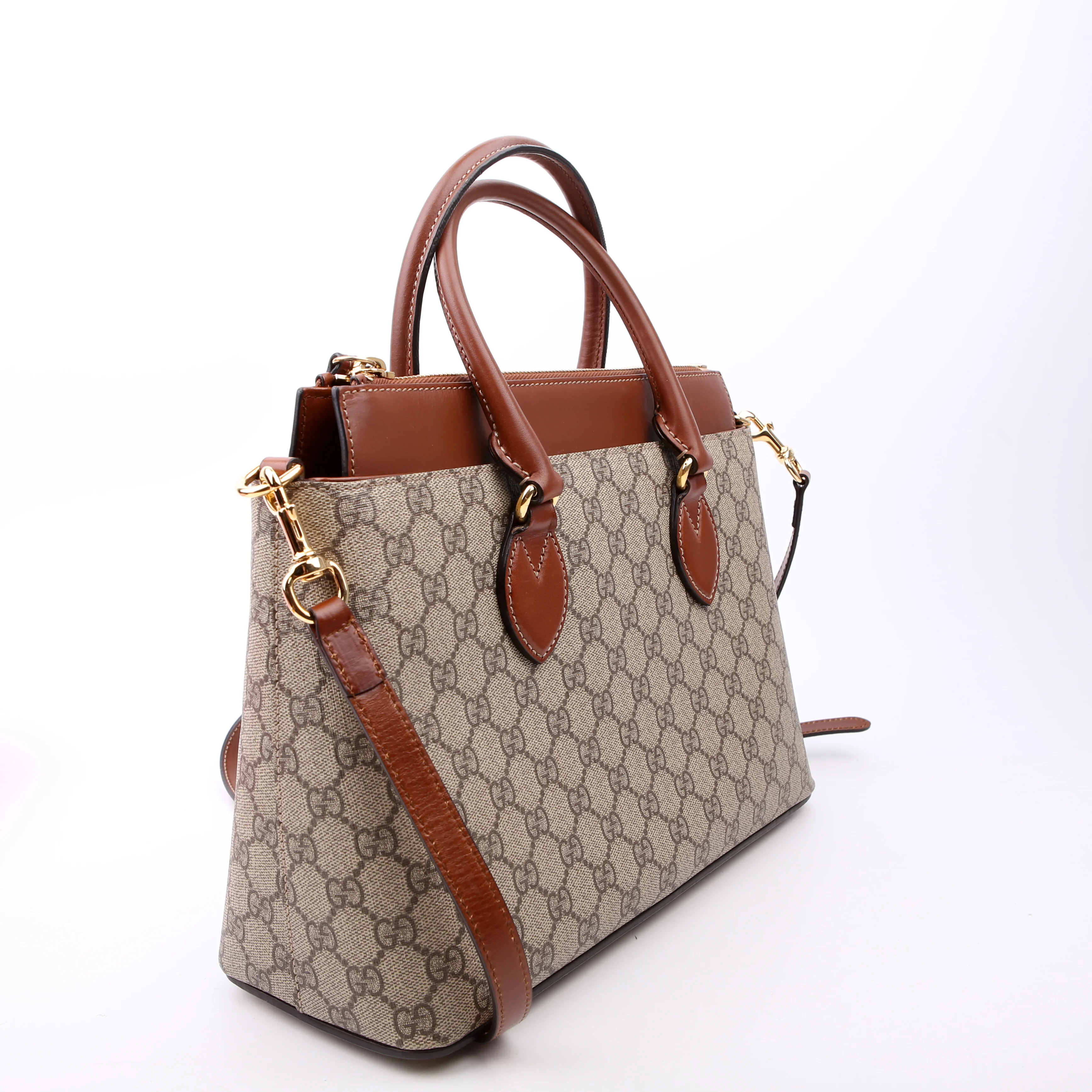 409534 GG Supreme Small Zip Tote - Image 2