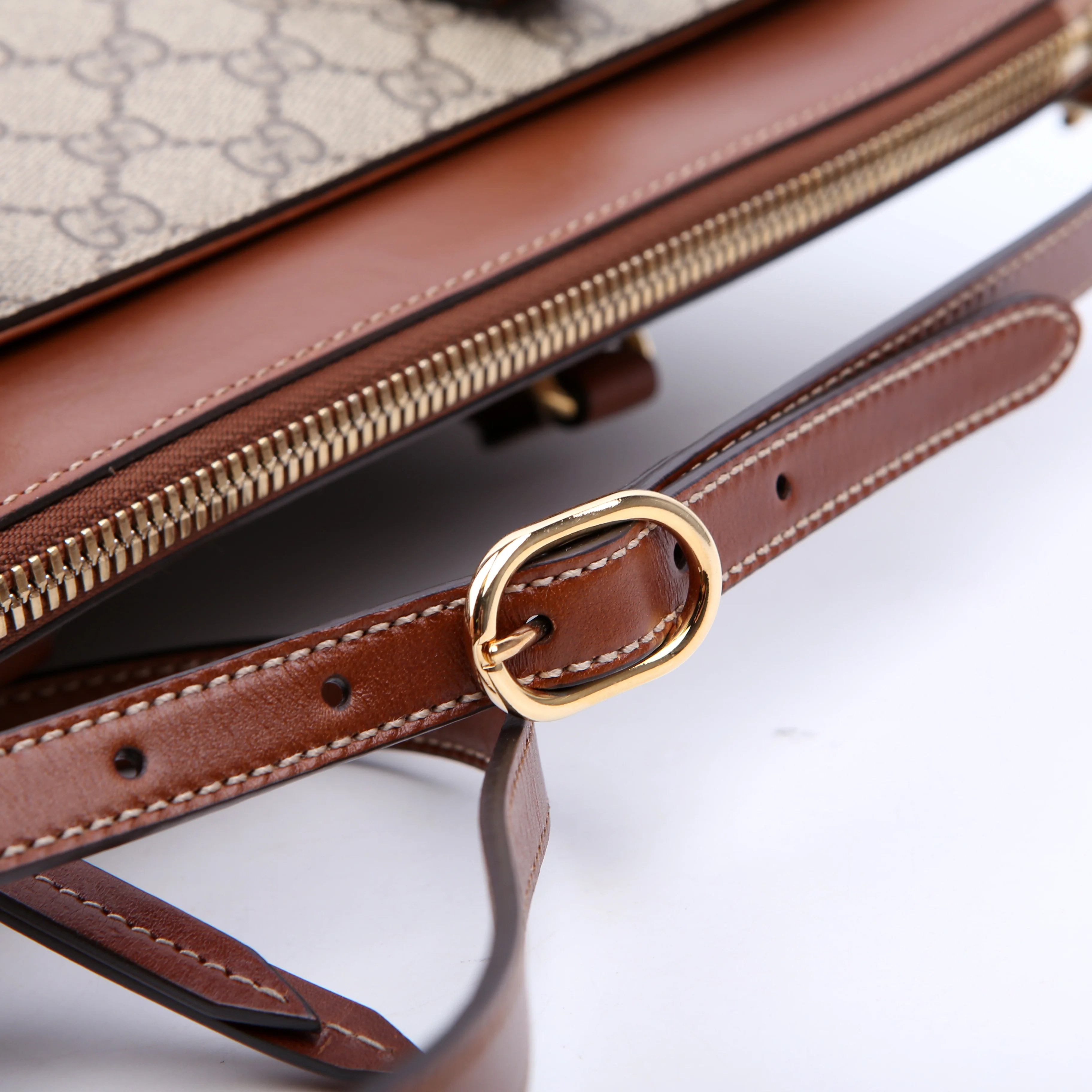 409534 GG Supreme Small Zip Tote - Image 7