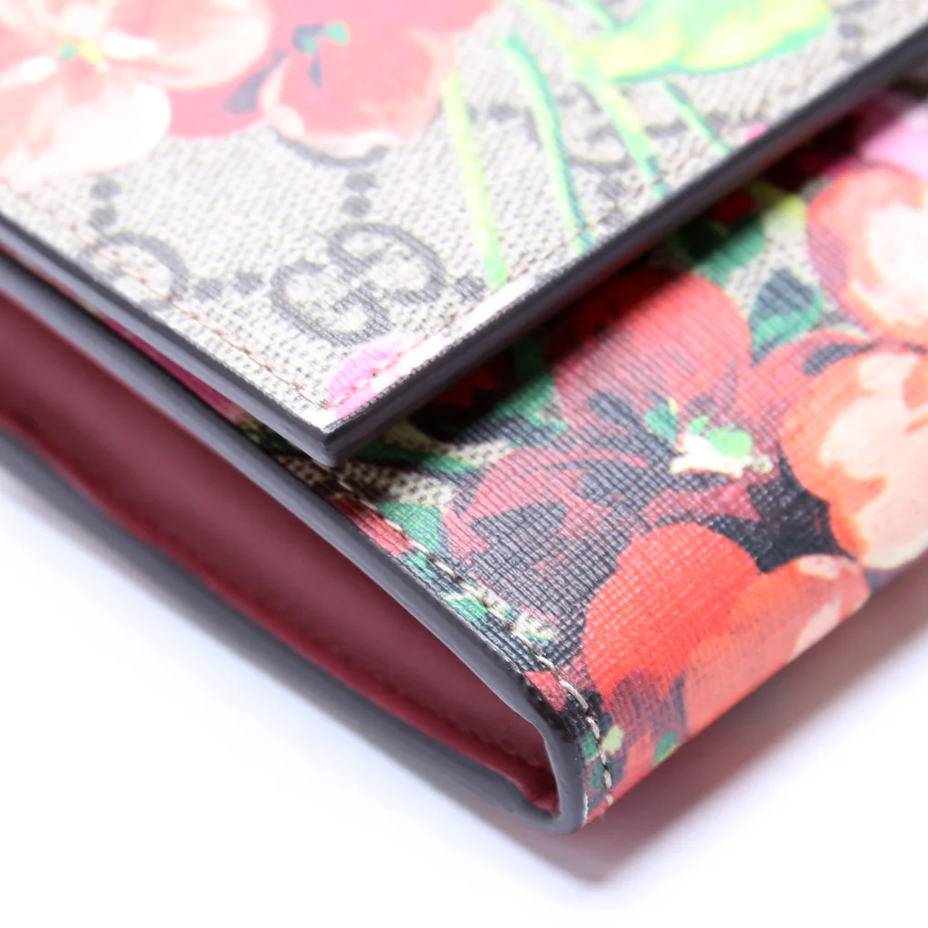 410074 GG Blooms Continental Wallet and Card Case - Image 5