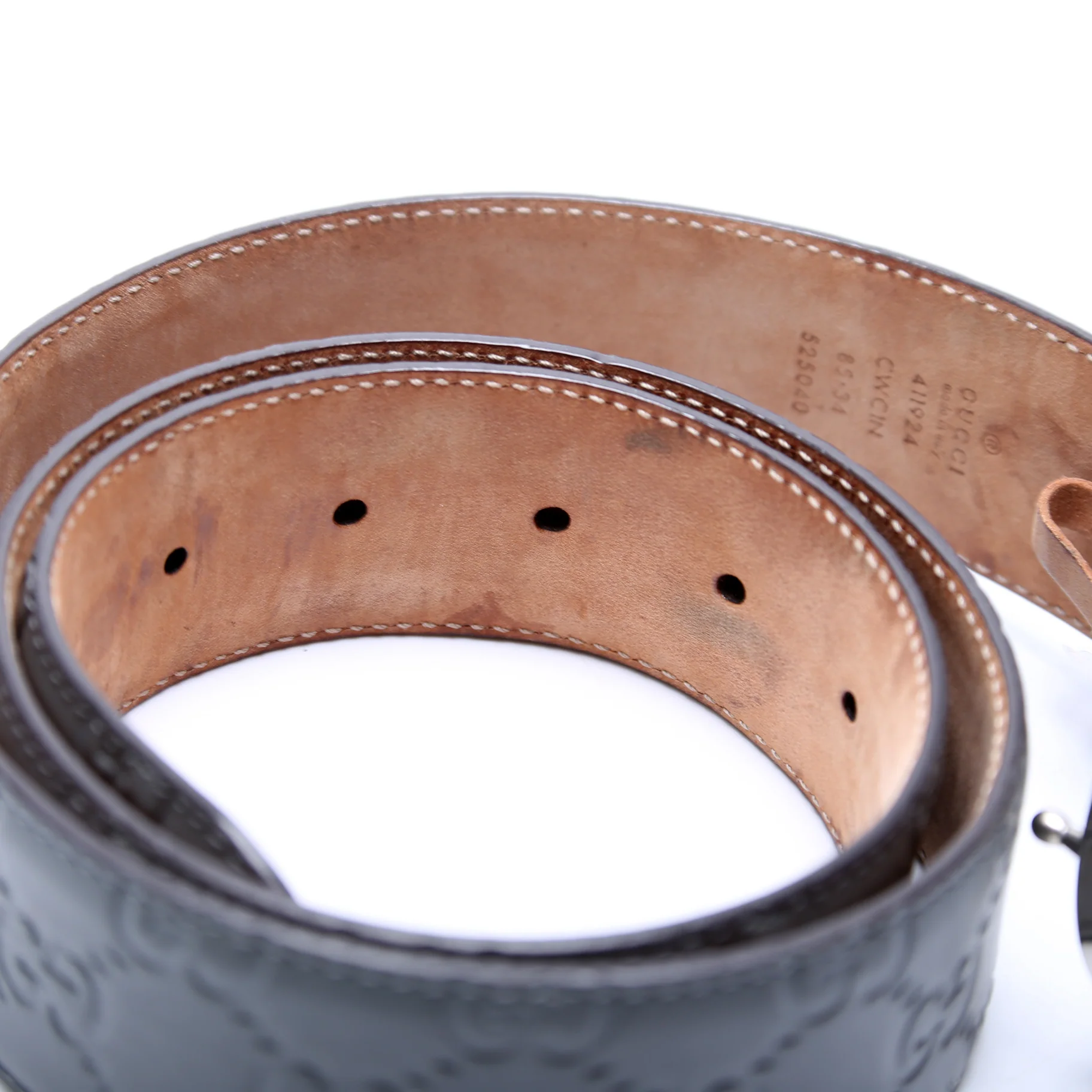 411924 Guccissima Belt Size 85/34 - Image 3