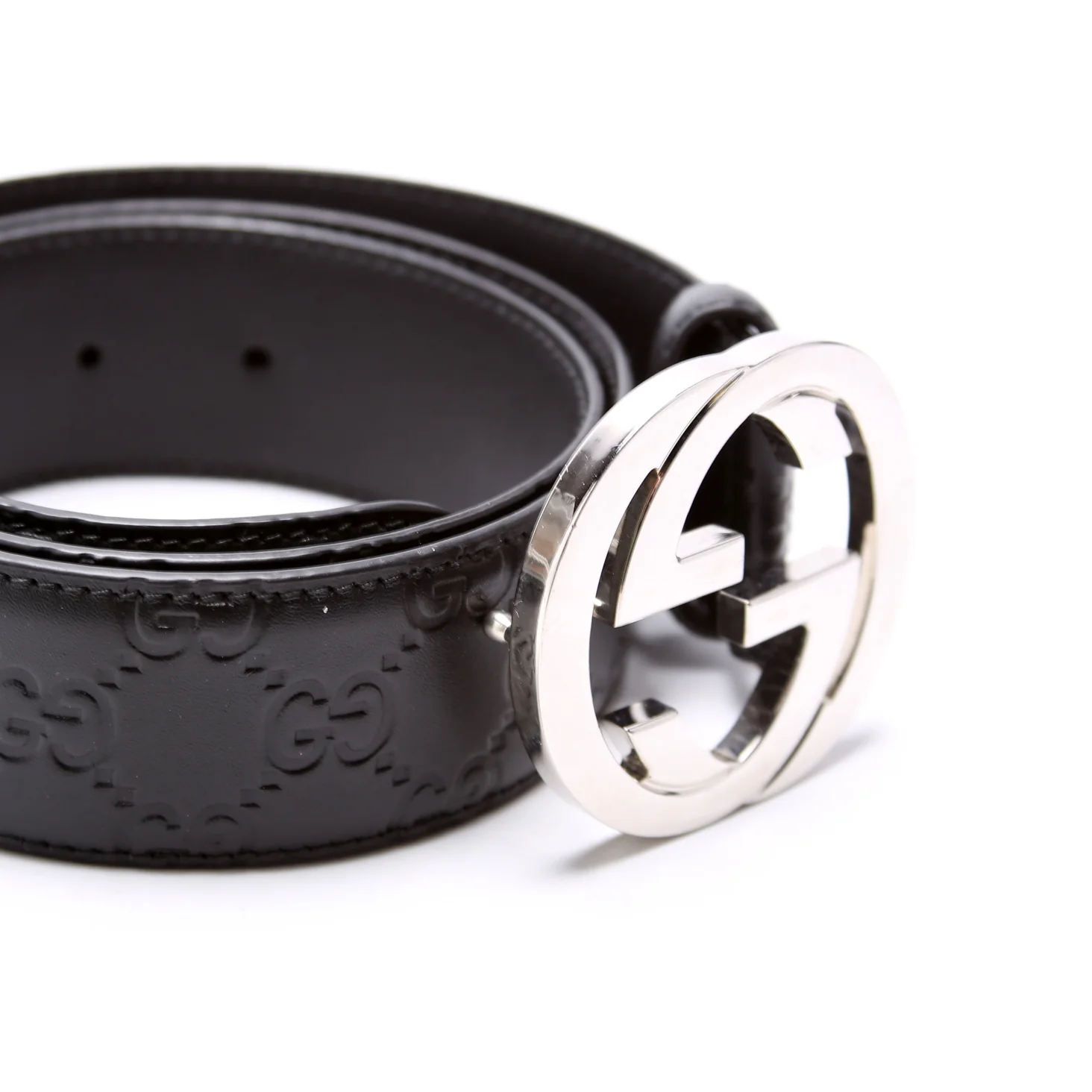 411924 Guccissima Belt Size 90/36 Black - Image 2